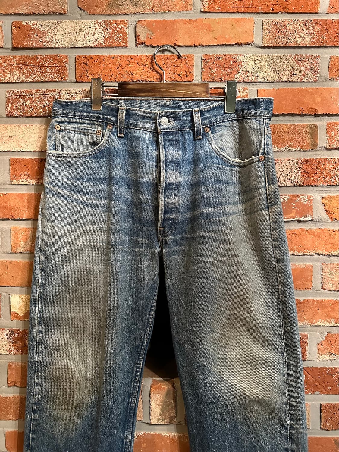 90s USA 빈티지 리바이스 501 0000 데님 팬츠 상품이미지3