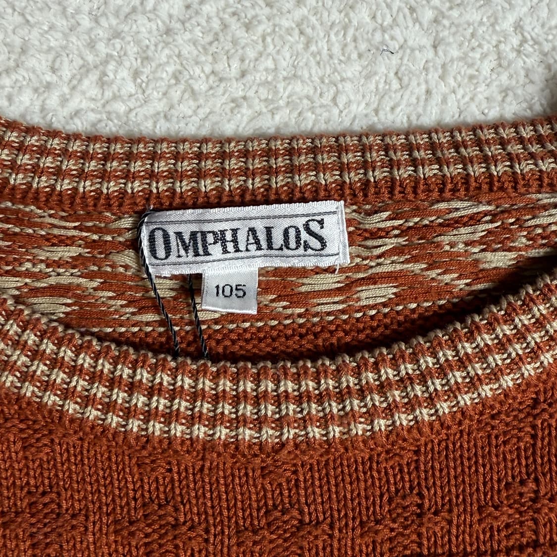 omphalos 브라운 긴팔 니트 상품이미지4