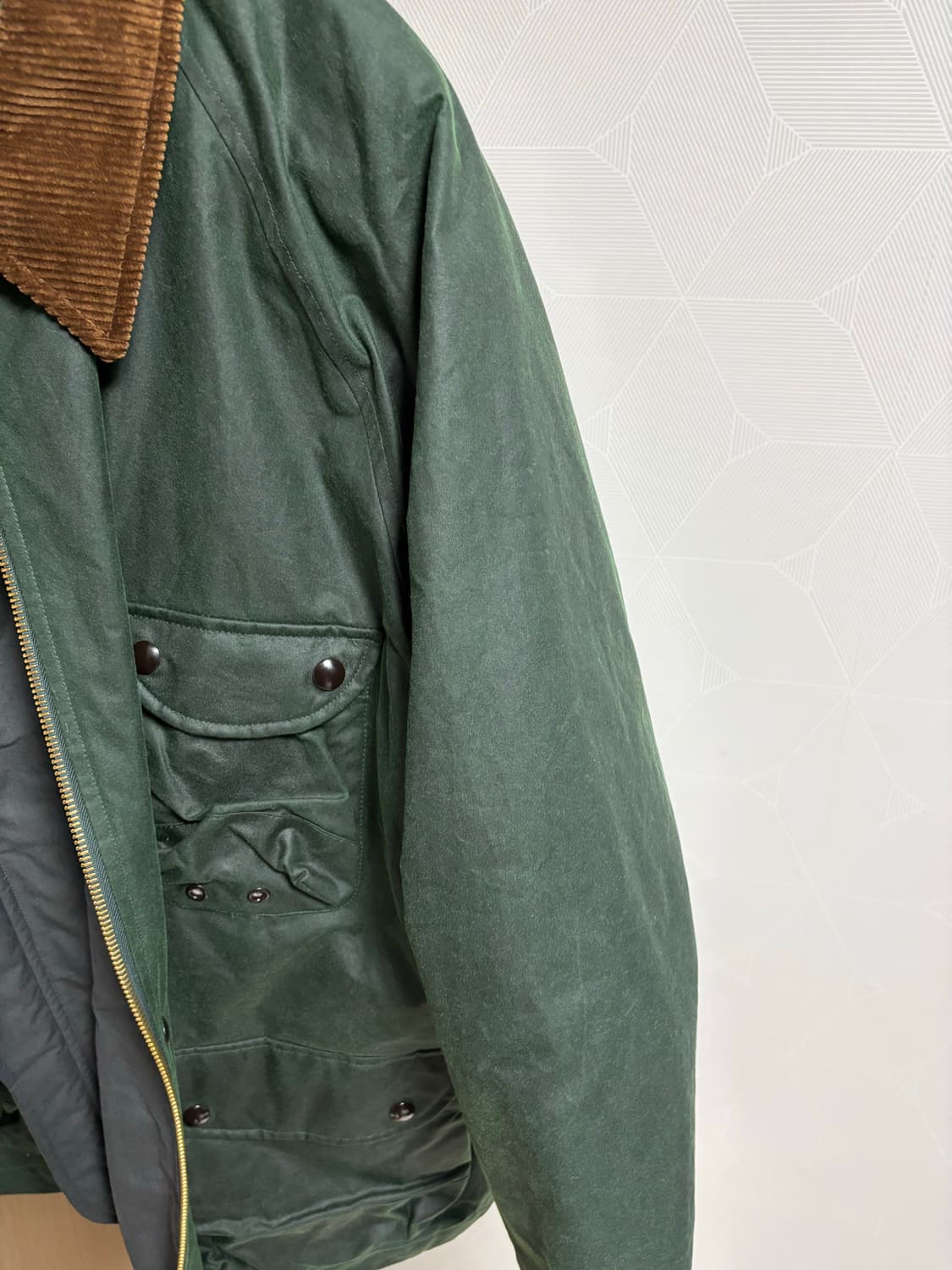 드레익스 그린 왁스 커버올 자켓 상품이미지6