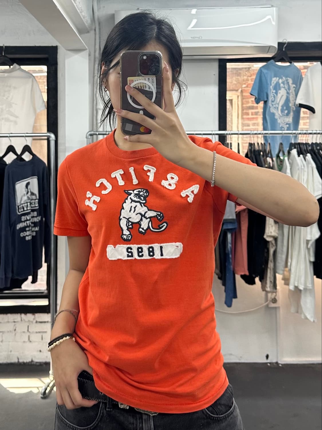 아베크롬비 타이거 패치 티셔츠 상품이미지1