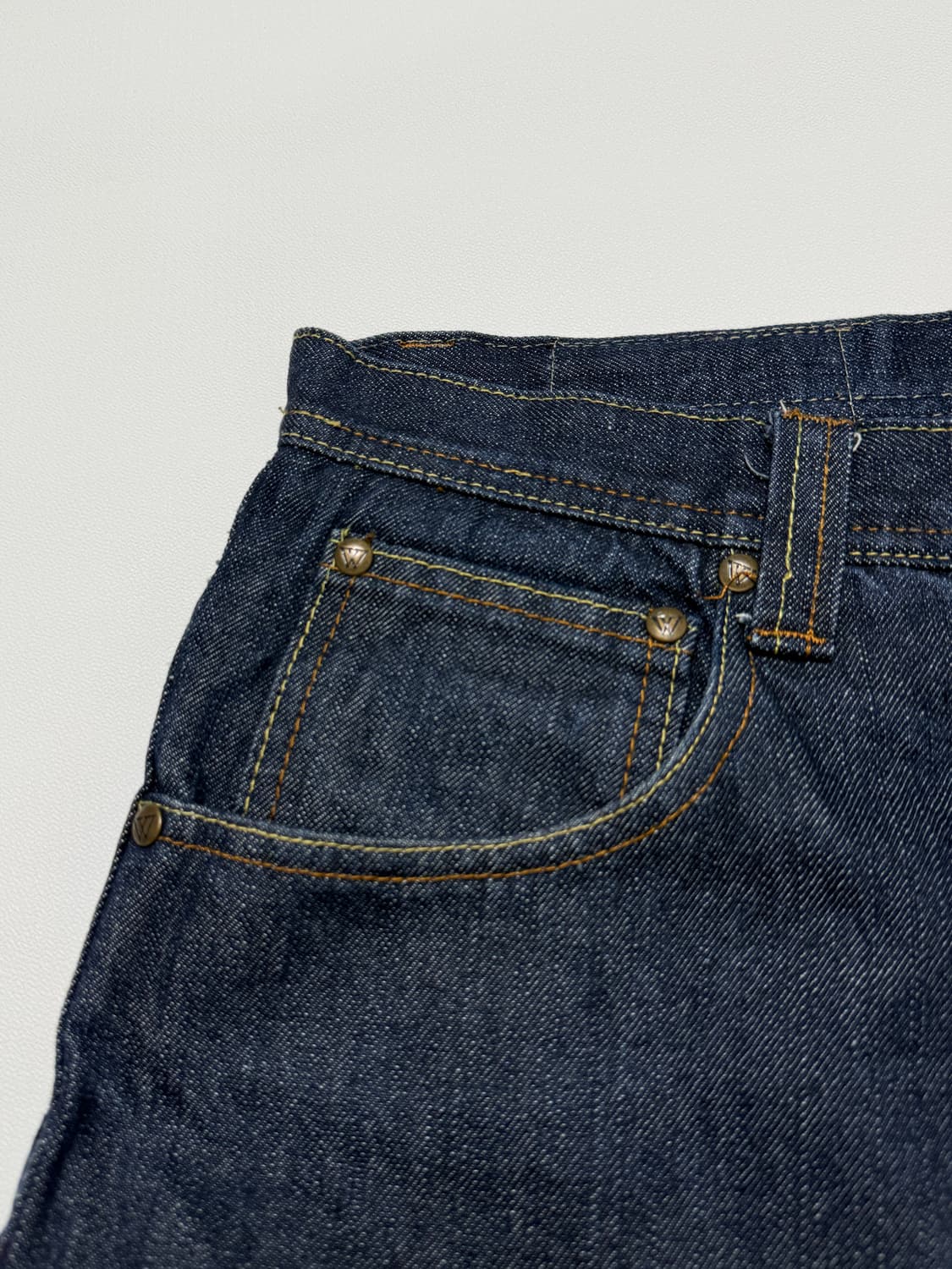 Wreck Shot 빈티지 프린팅 데님 팬츠 34 상품이미지3