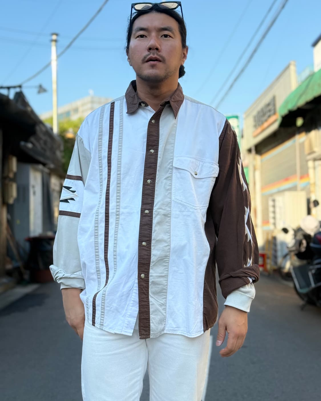 90-00‘s 랭글러 웨스턴 셔츠 XL 상품이미지7