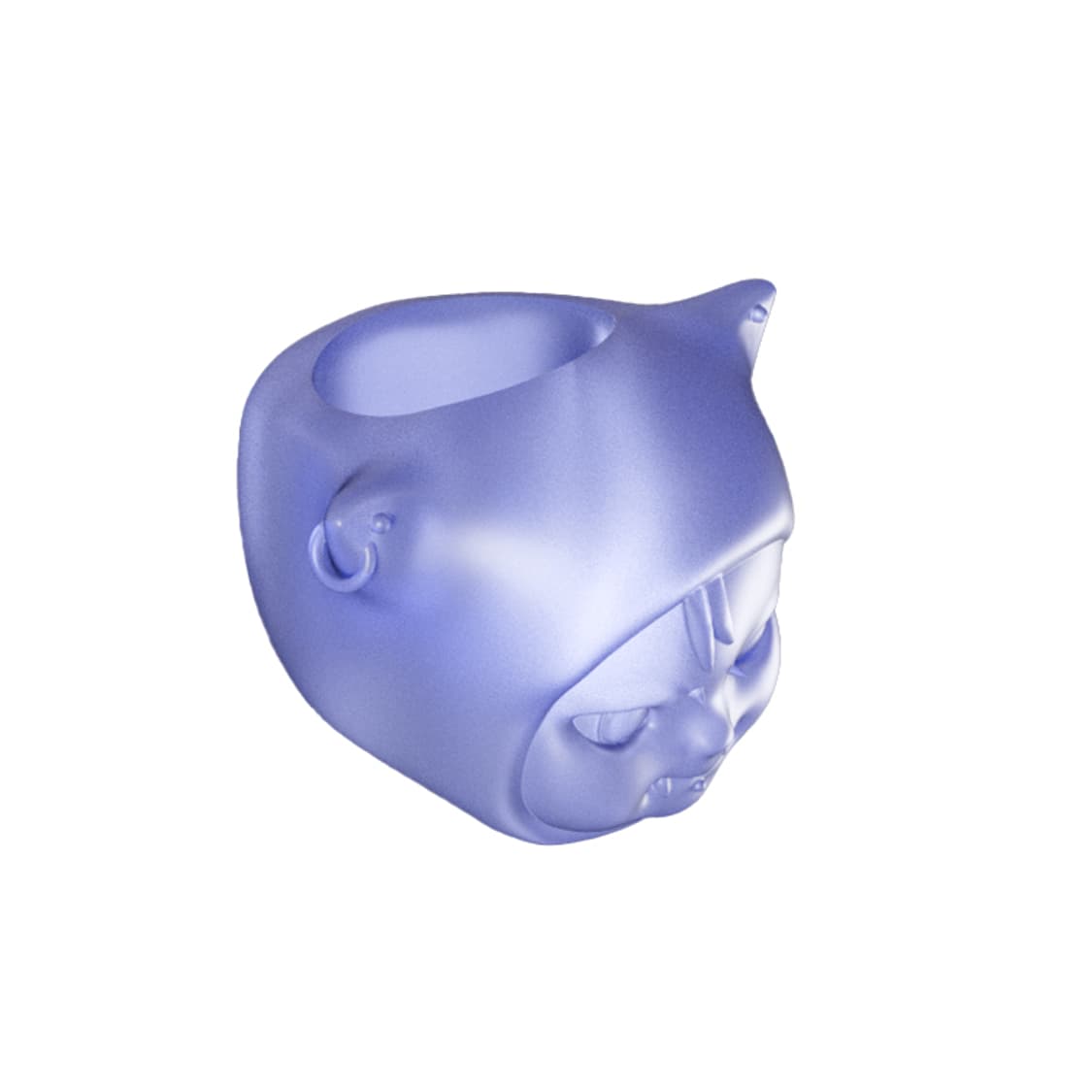 KIMUNE MON BEBE : Kitty Ring / PURPLE 상품이미지1