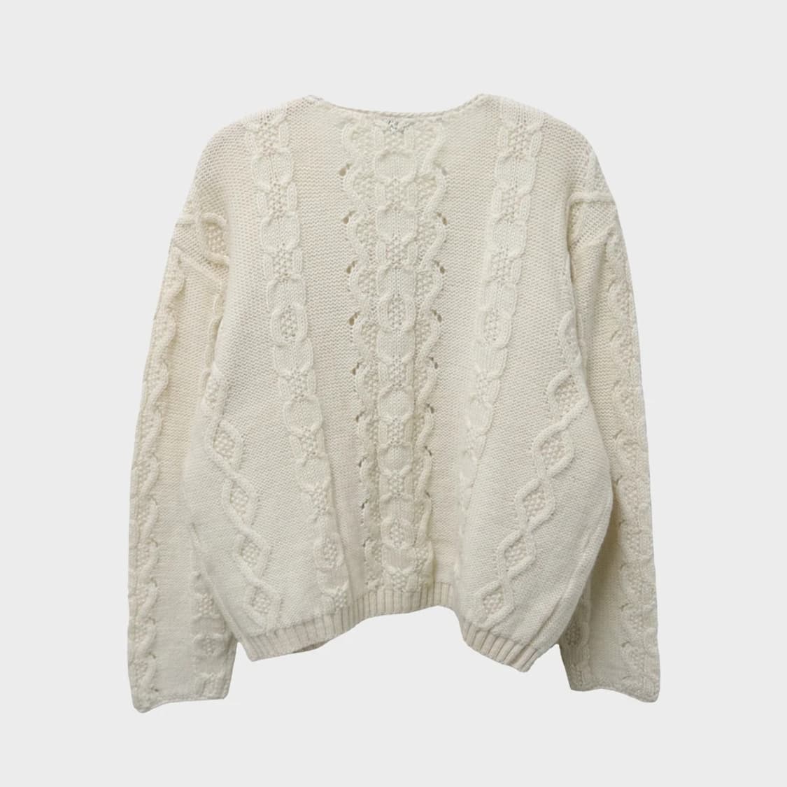 DFKCHEA 울 꽈배기 가디건 62305 상품이미지2