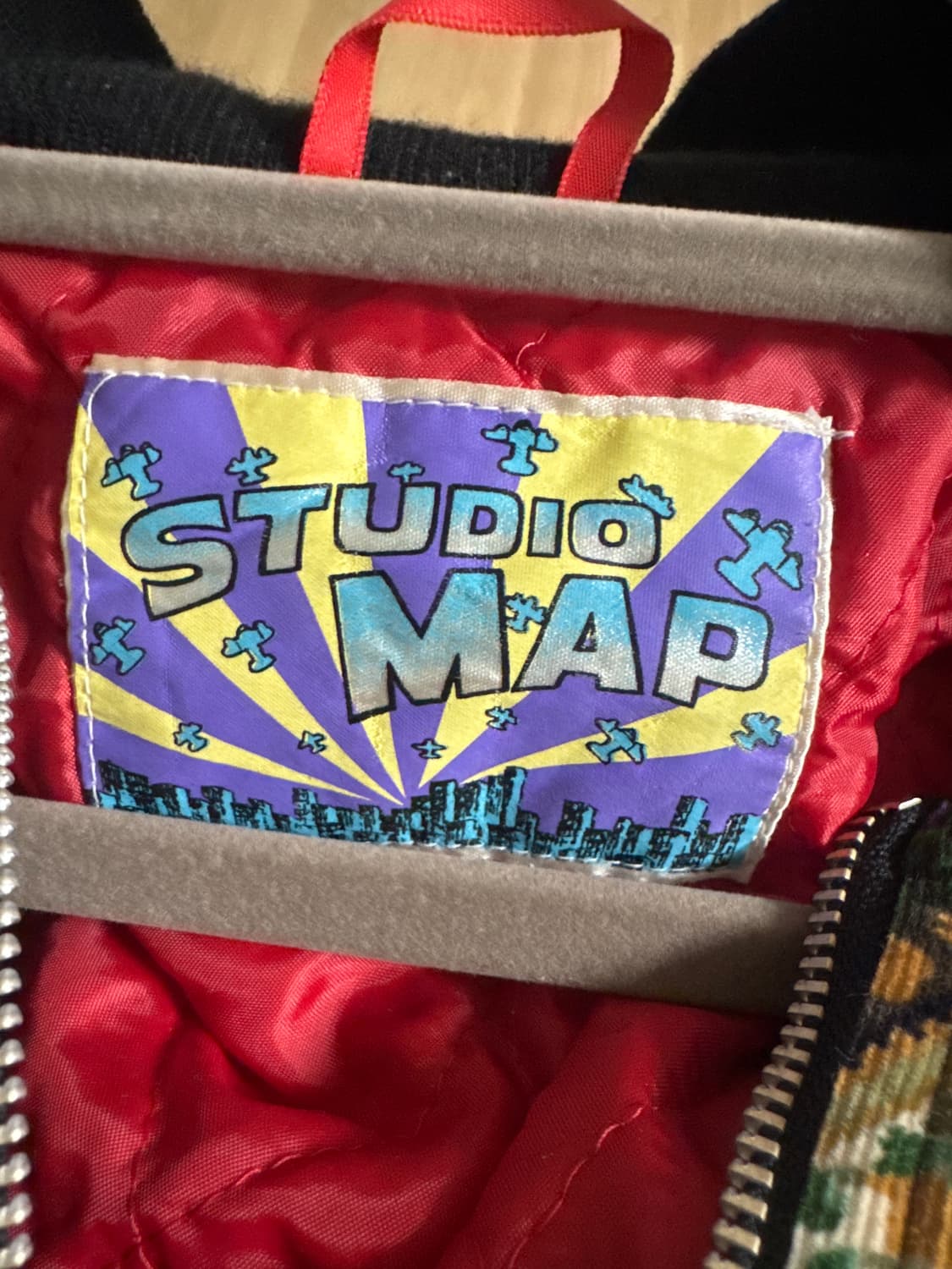 일제)Studio Map 페이즐리 패턴 자켓 상품이미지4