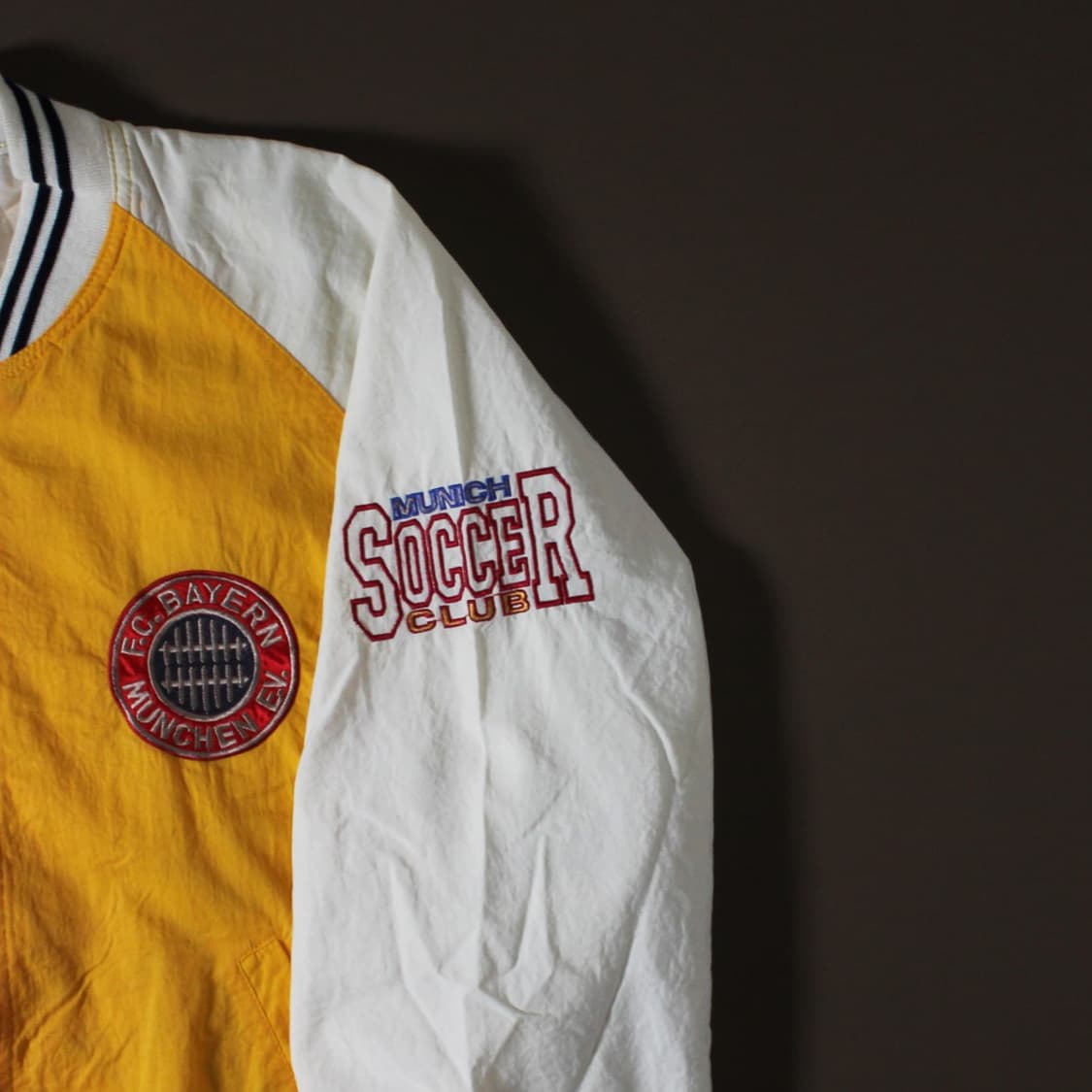 90's 바이에른뮌헨 FC 올드스쿨 바시티 자켓  상품이미지6