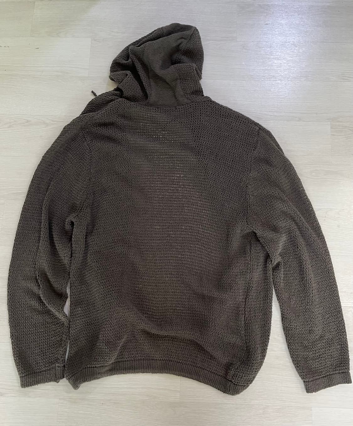 해칭룸 니트 후드집업 상품이미지5