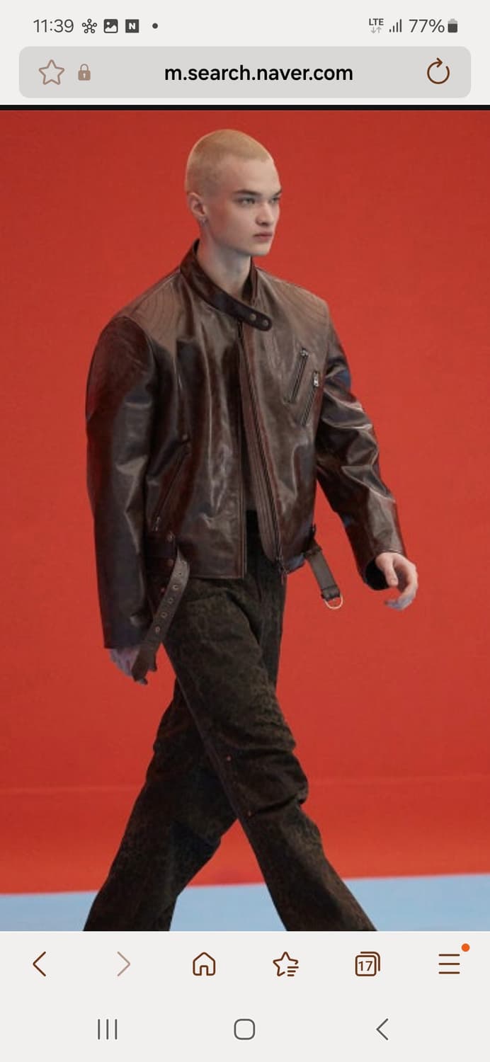 앤더슨벨 웨스턴 가죽 레더자켓 XL사이즈 상품이미지1