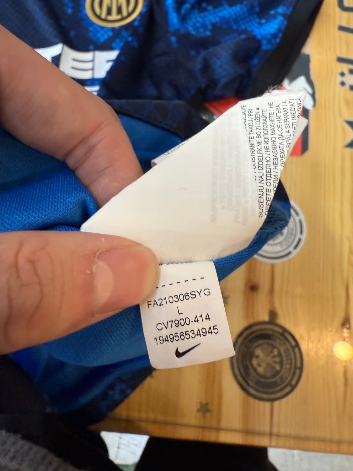 [해외L]21-22 인테르 홈 라우타로 유니폼 상품이미지3