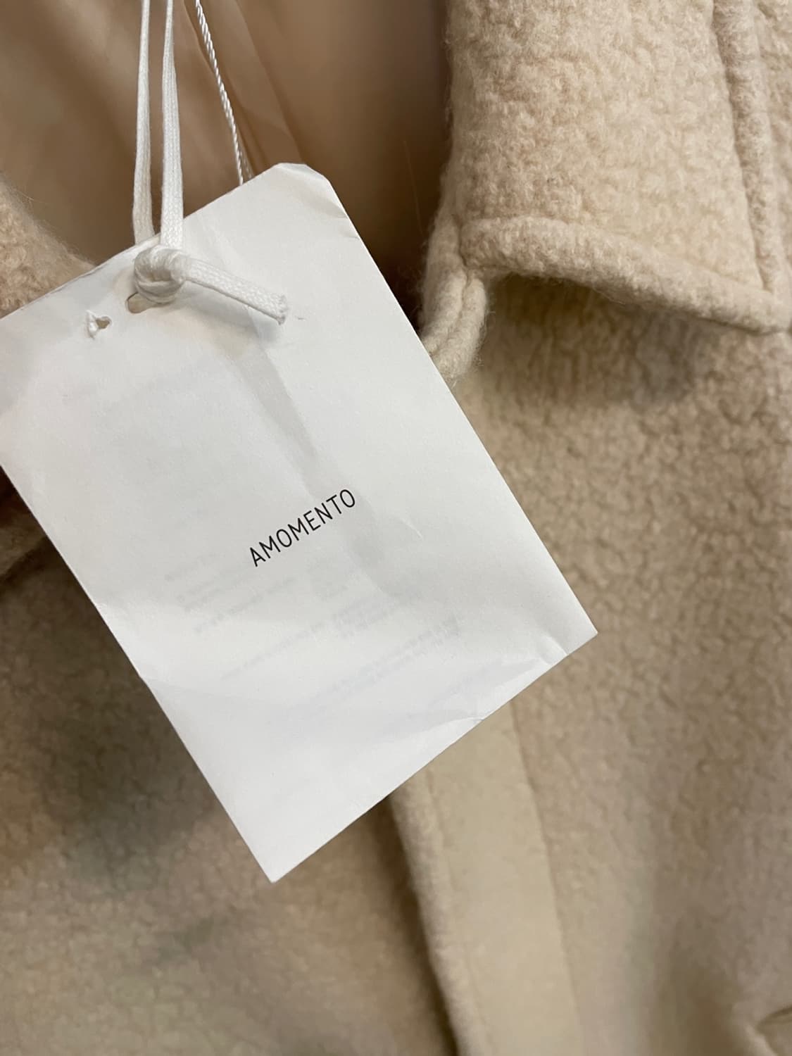 아모멘토 부클 알파카 울 코트 상품이미지5