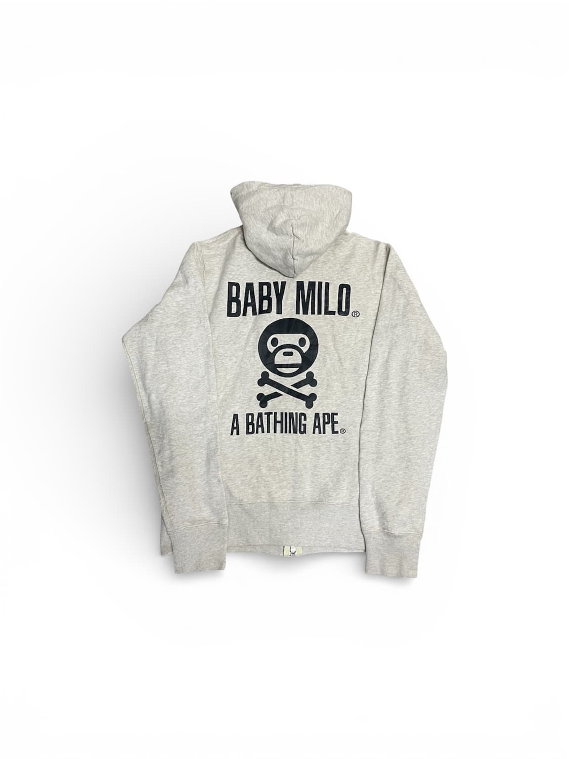 M) 베이프 베이비마일로 백 로고 프린팅 후드 집업 상품이미지1