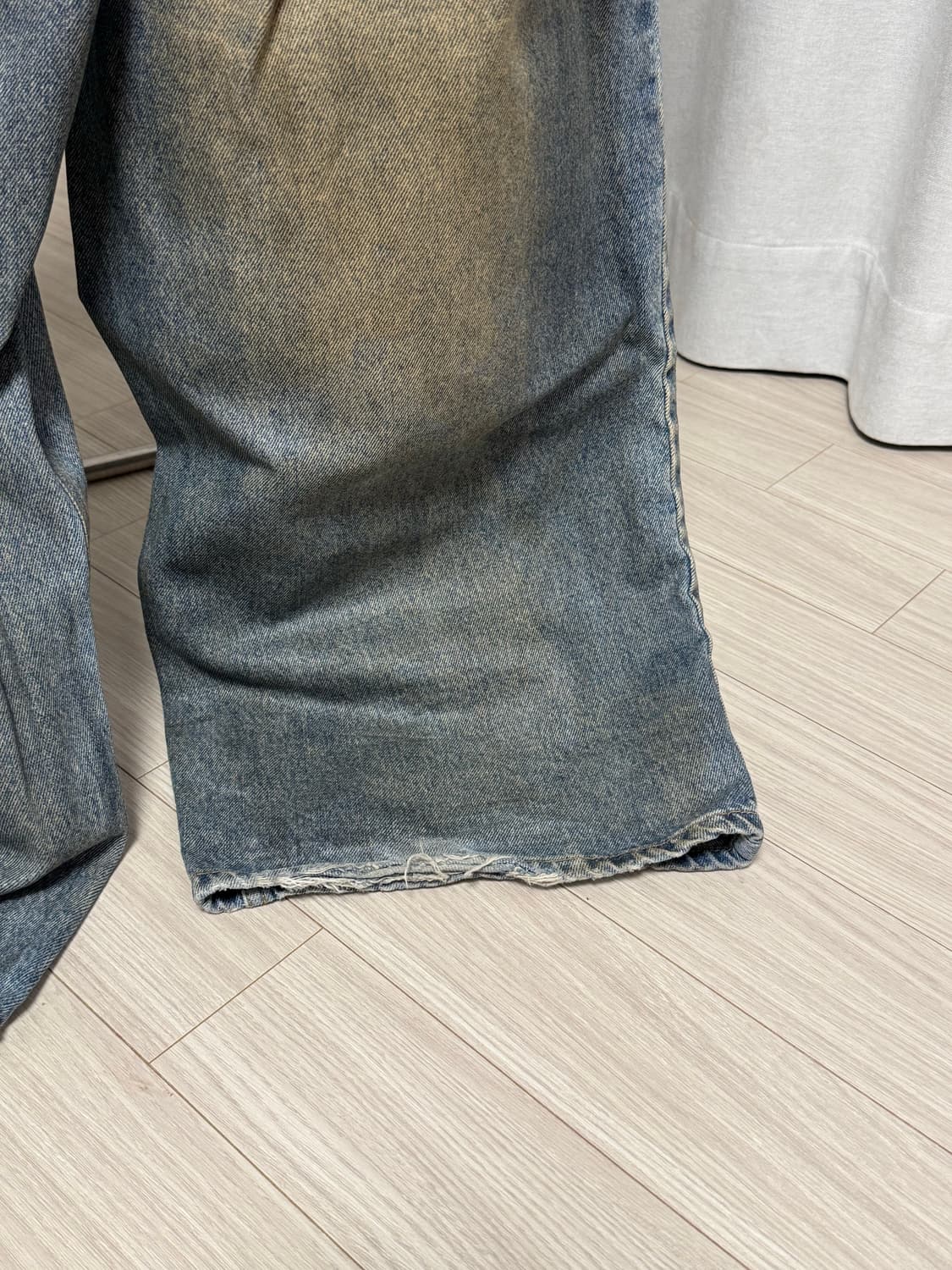 [2] 프로젝트gr 코티드 백워드 초판 데님 청바지 상품이미지5