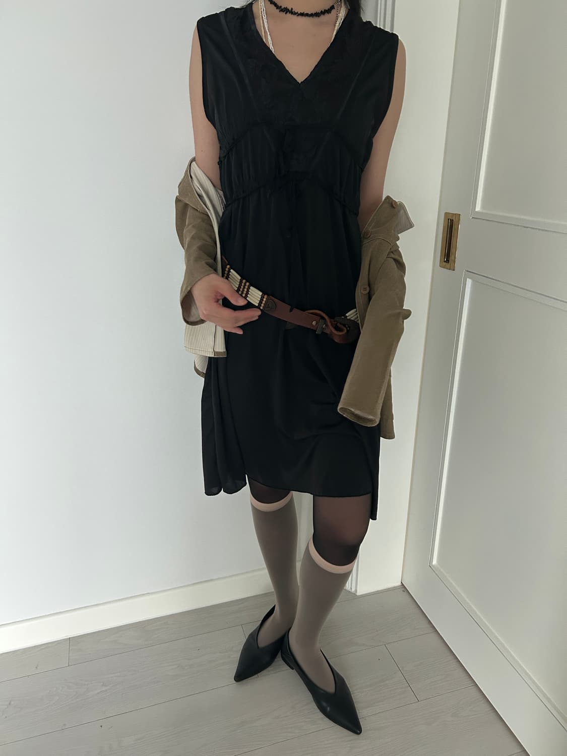 Dahlia Chiffon Sleeveless Dress /빈티지 원피스 상품이미지3