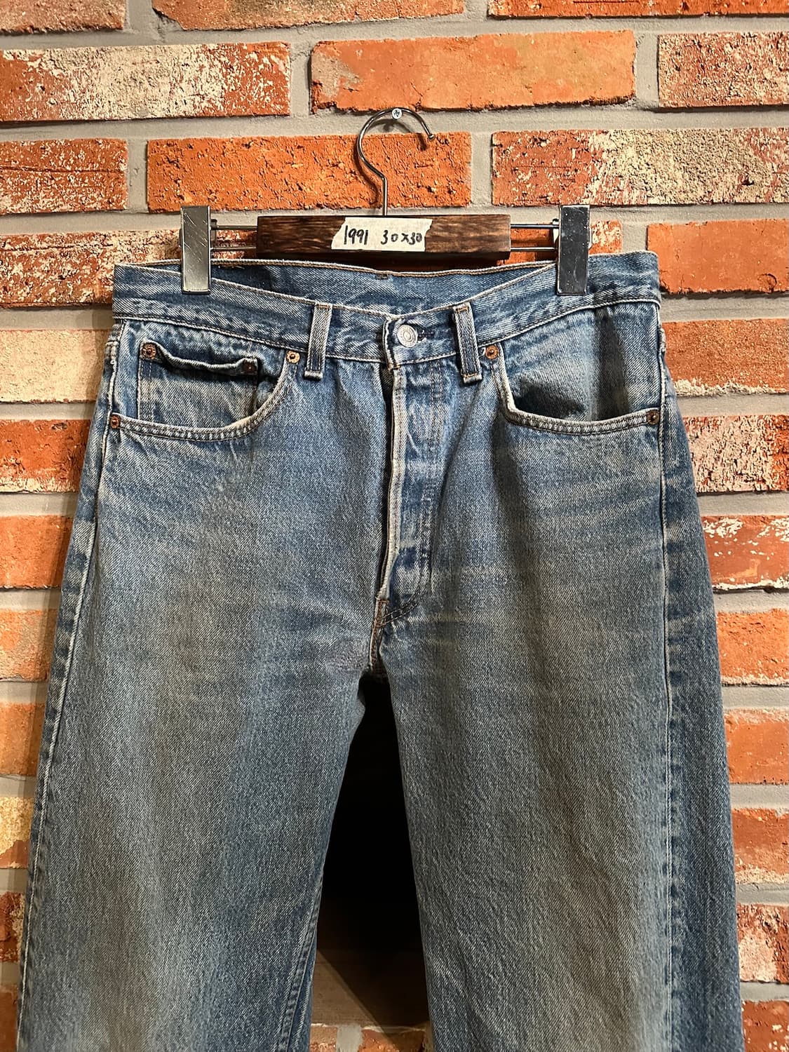 90s USA 빈티지 리바이스 501xx 0000 데님 팬츠 상품이미지3