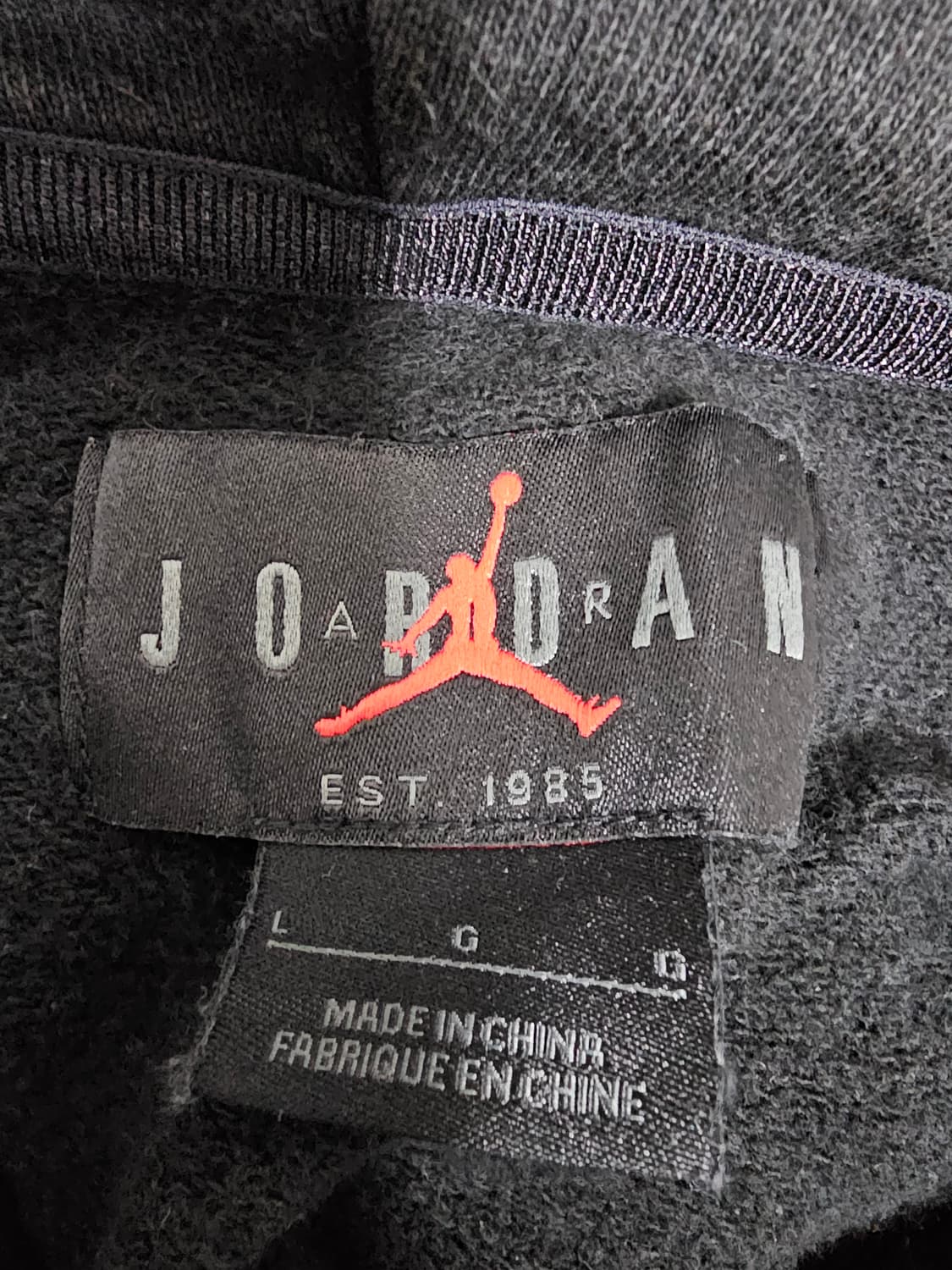 나이키 조던 에센셜 워시드 기모후드티 L 상품이미지3