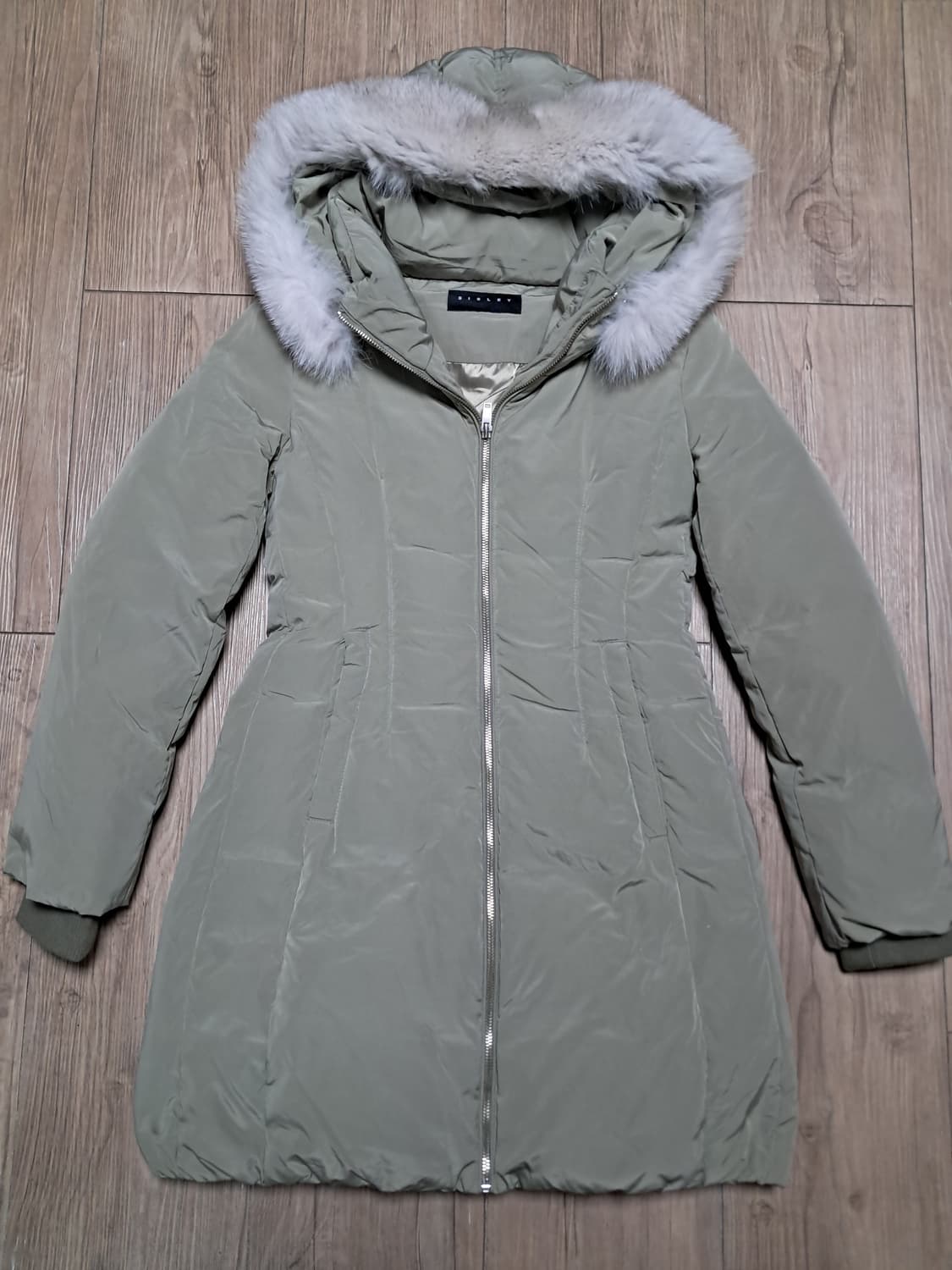 시슬리 폭스퍼 롱패딩 42 상품이미지3