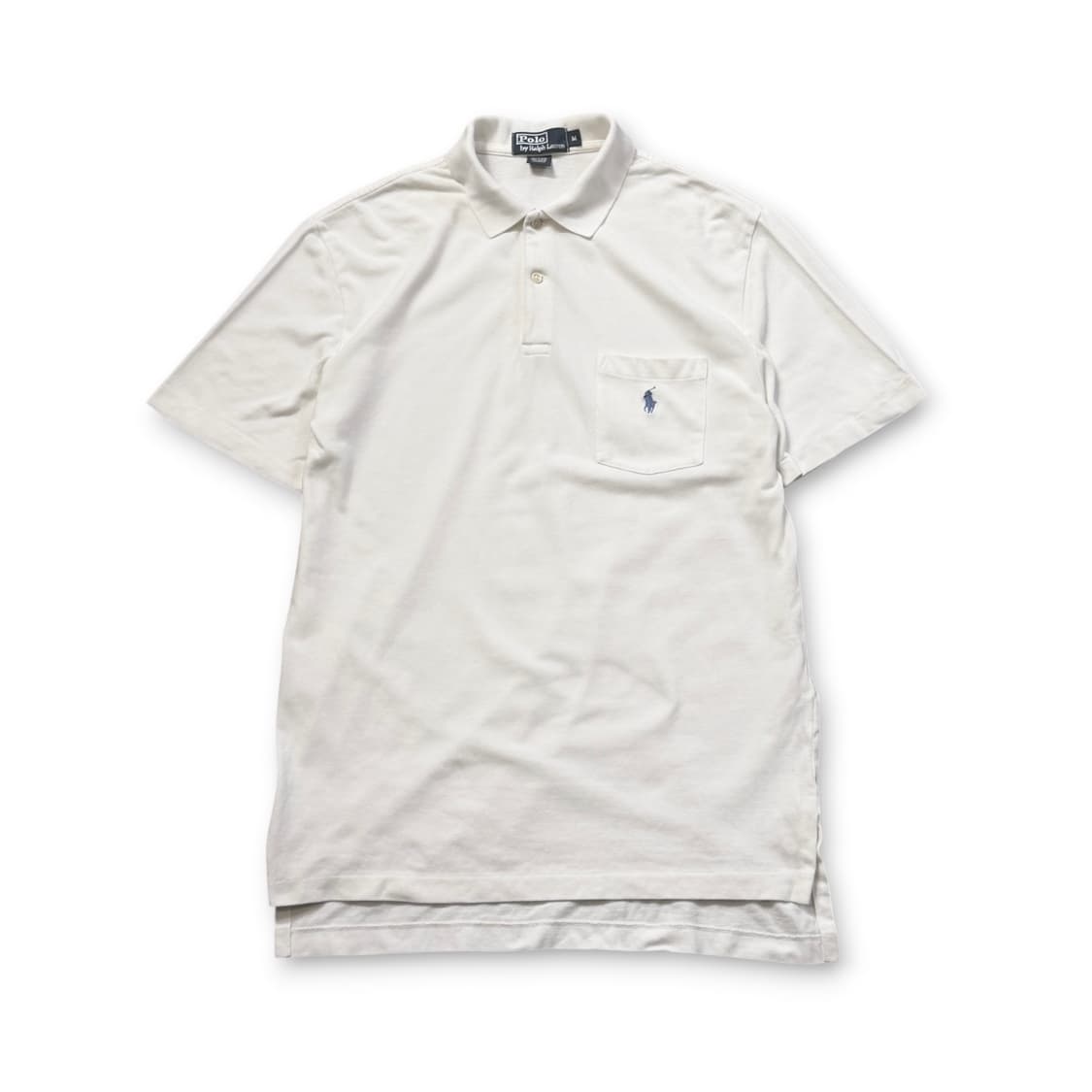 폴로 랄프로렌 화이트 포켓 반팔 카라티 상품이미지1