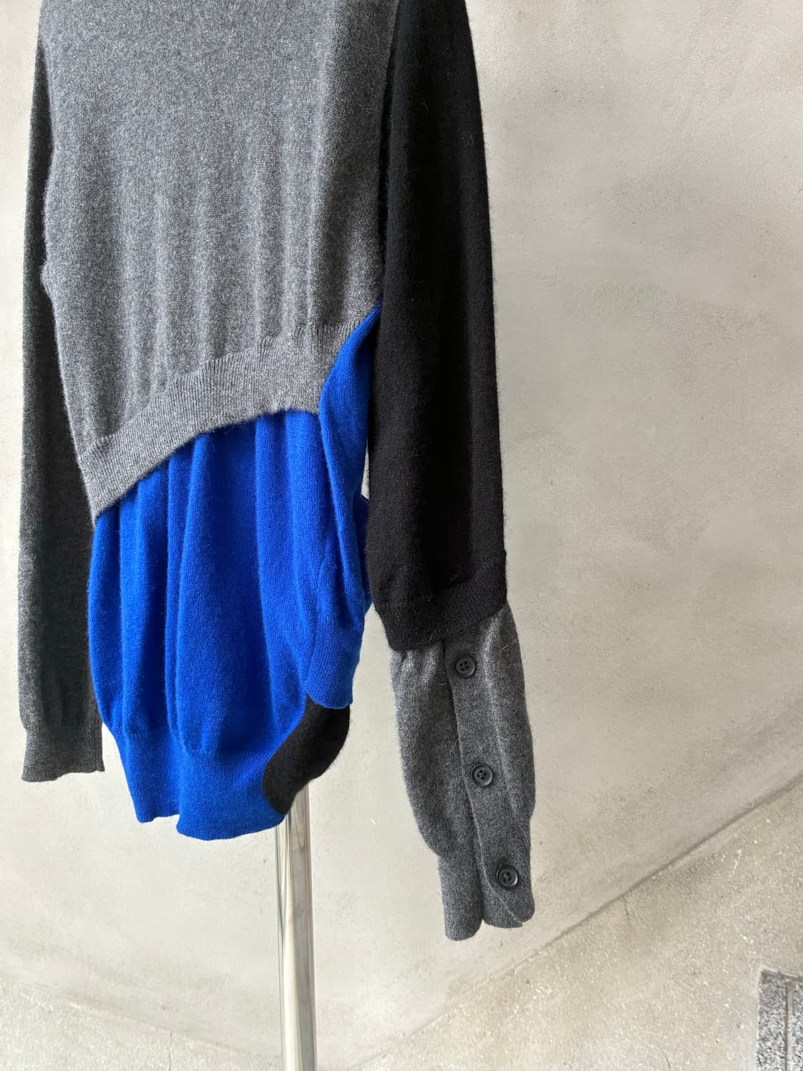 컬러 kolor 도킹 가디건 상품이미지5