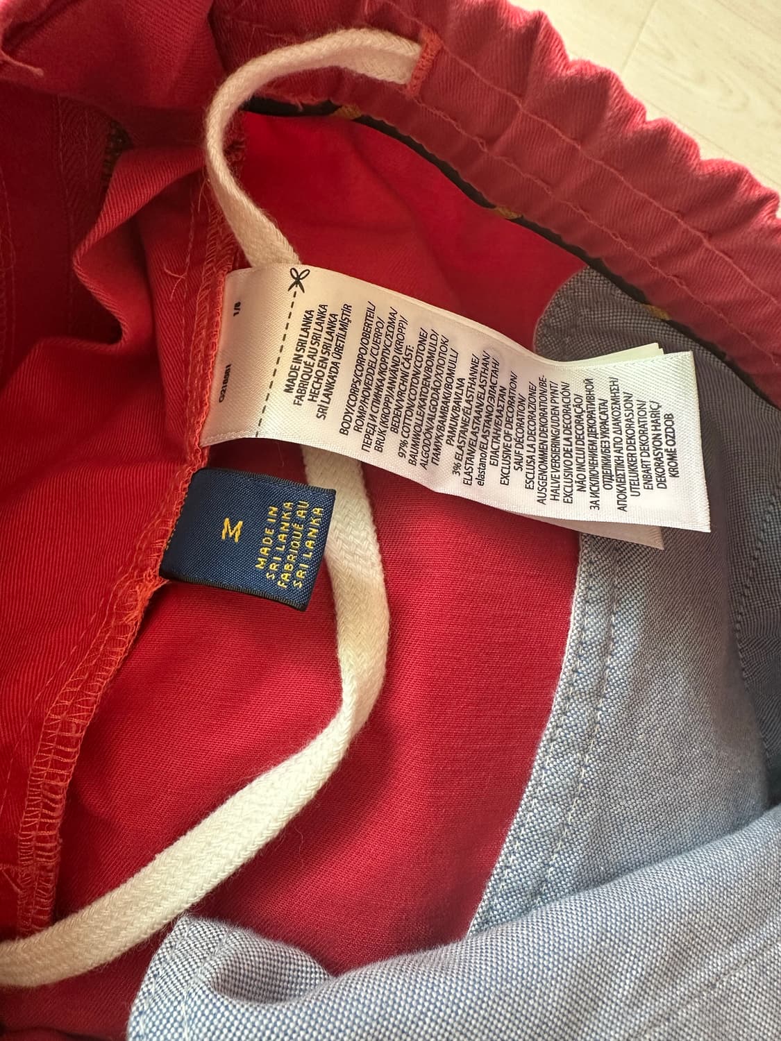 폴로 랄프로렌 프렙스터 쇼츠 레드 710644995044 상품이미지6