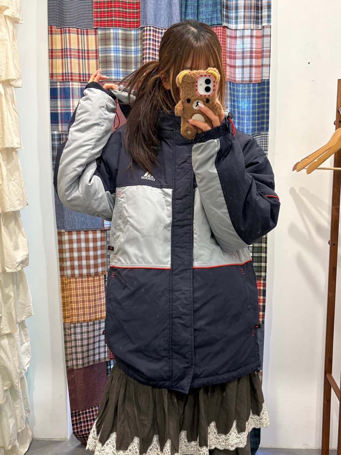 아디다스 누빔 패딩자켓 상품이미지2