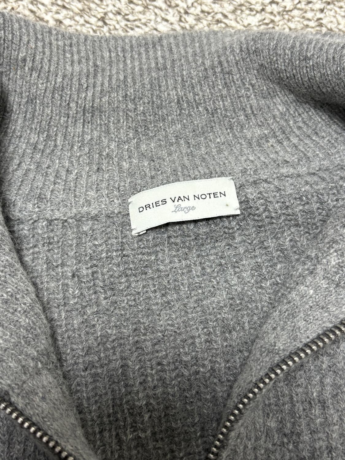 Dries Van Noten Wool zip-up 상품이미지2