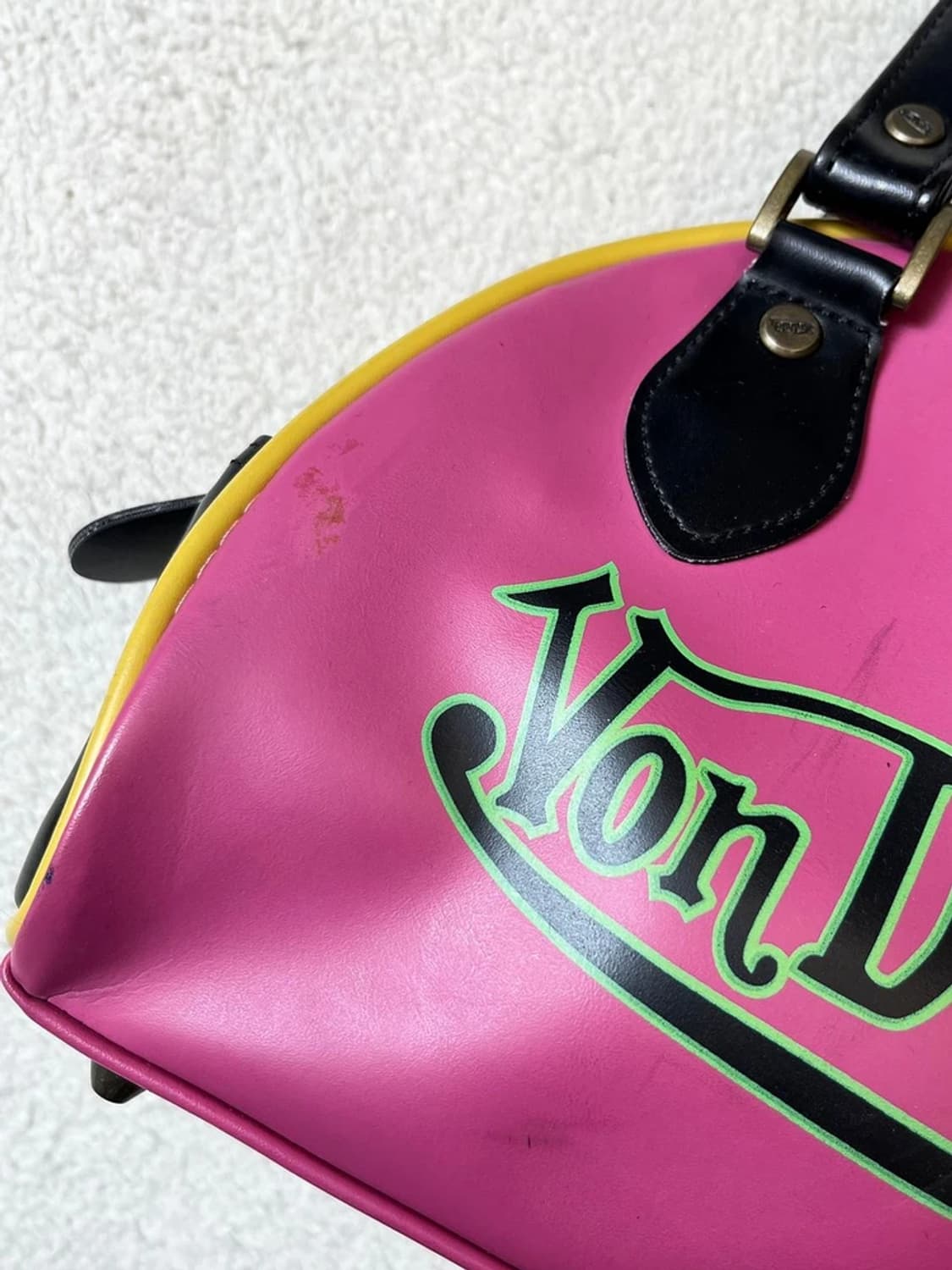 본더치 00's Y2K 핑크 미니 보스턴백 A1863 상품이미지2