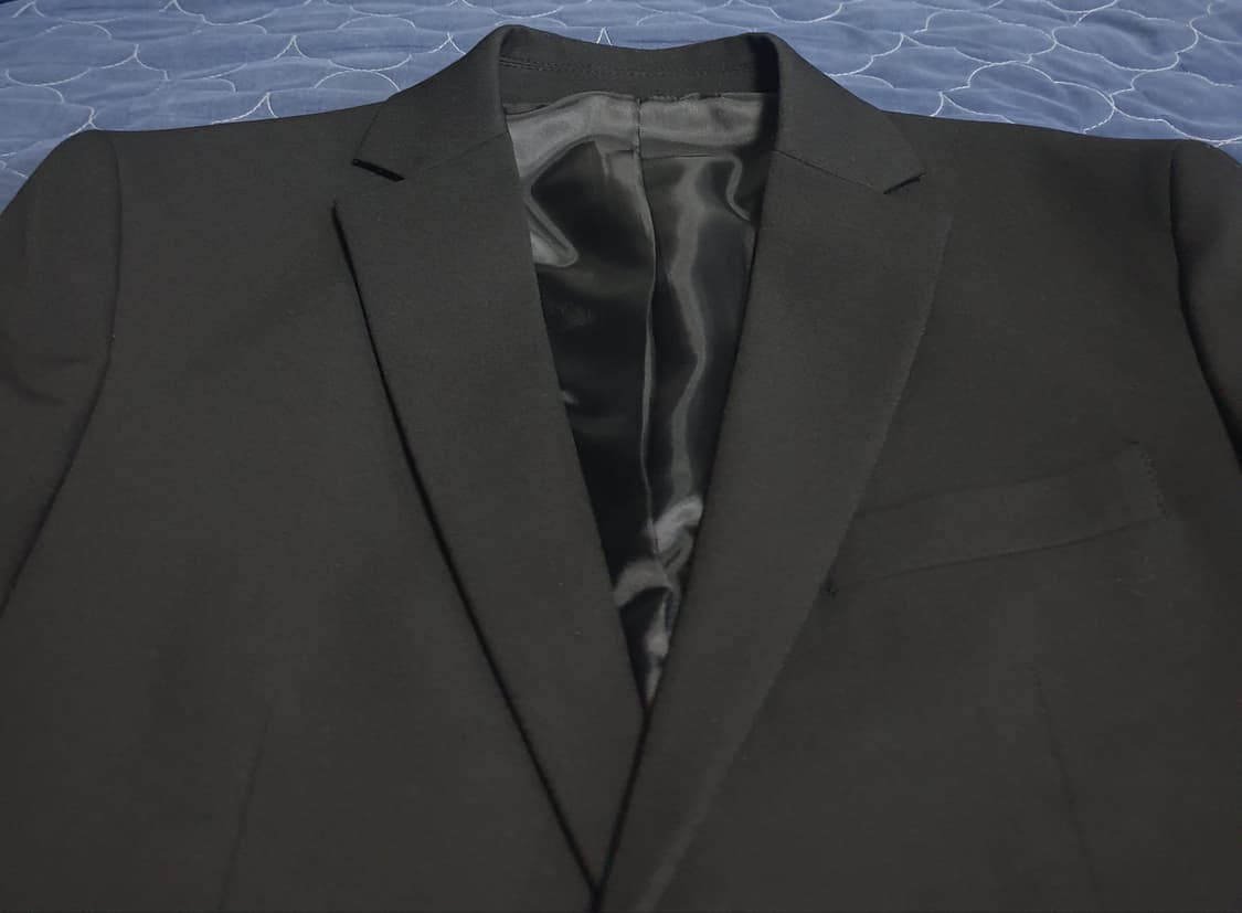 무신사스탠다드 정장 수트 셋업 블랙 (상:M 하:32인치) 상품이미지4