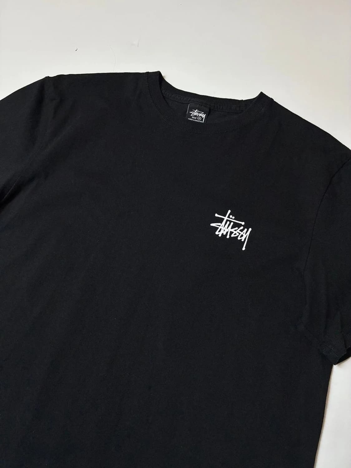 스투시 베이직 로고 코튼 반팔 티셔츠 PN9678 상품이미지4