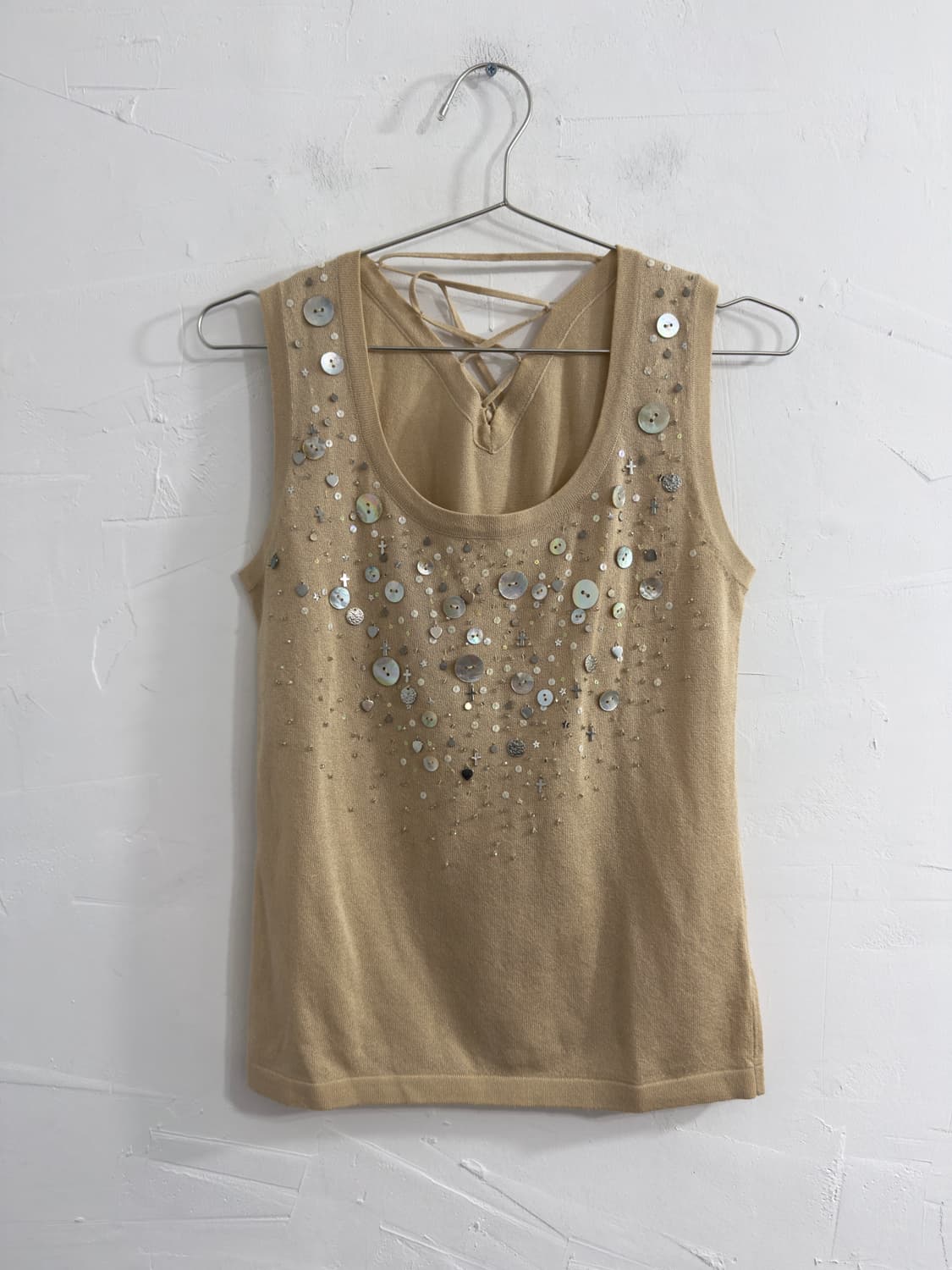 stud detail sleeveless 상품이미지2