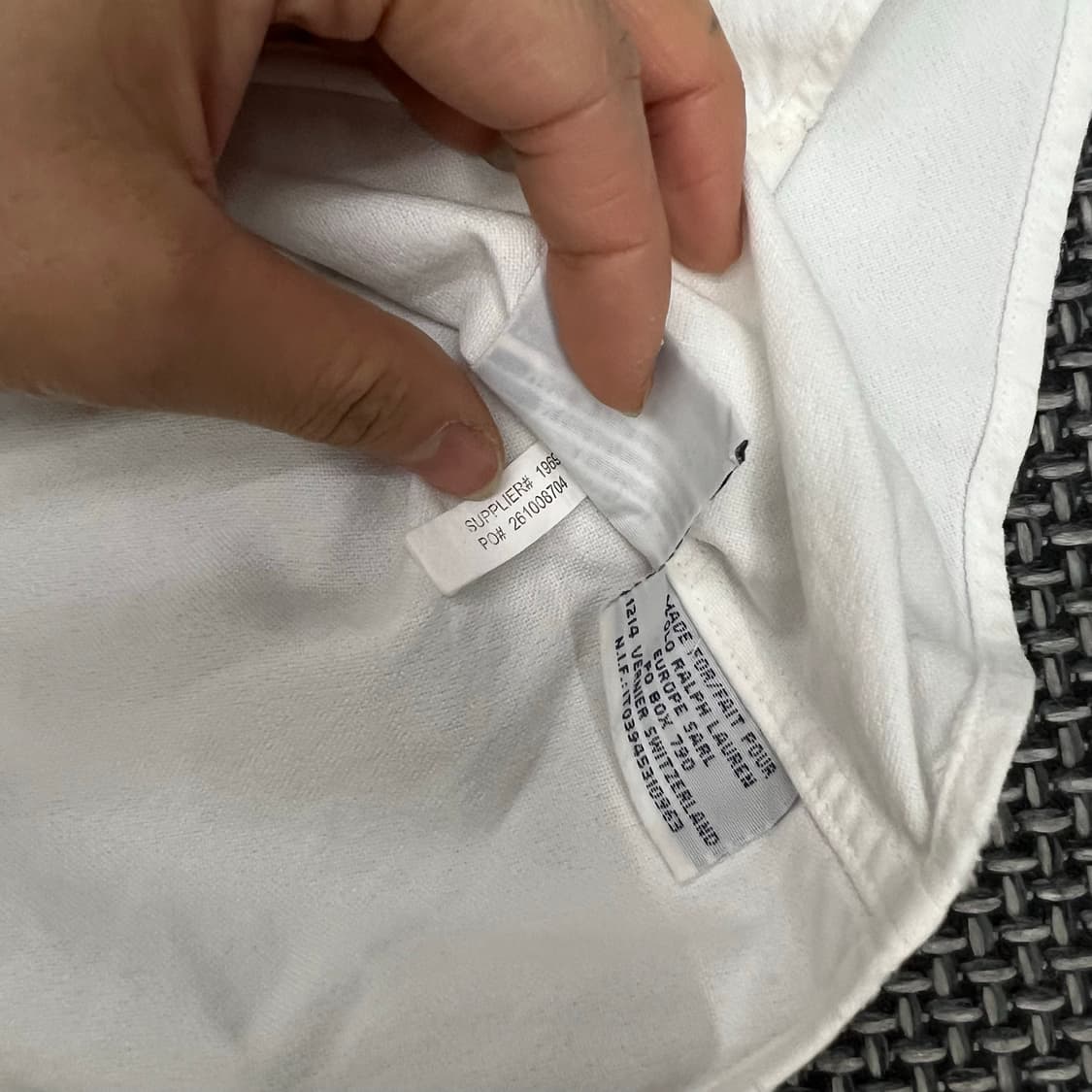 폴로 화이트 반팔셔츠 상품이미지7