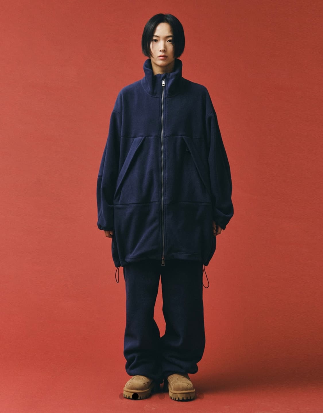 에이플리즈 플리스 사파리집업 셋업 상품이미지2