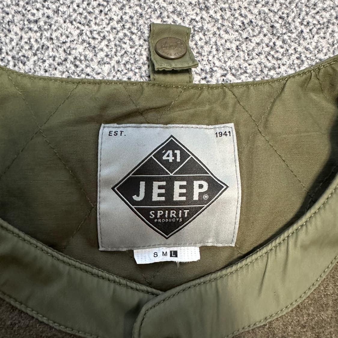 지프 카키 조끼 상품이미지4