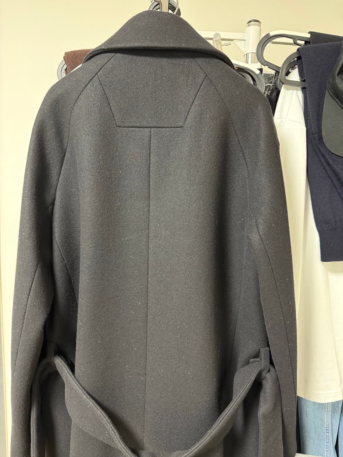 준지 뽀글이 후드 디테쳐블 맥시 코트 상품이미지5