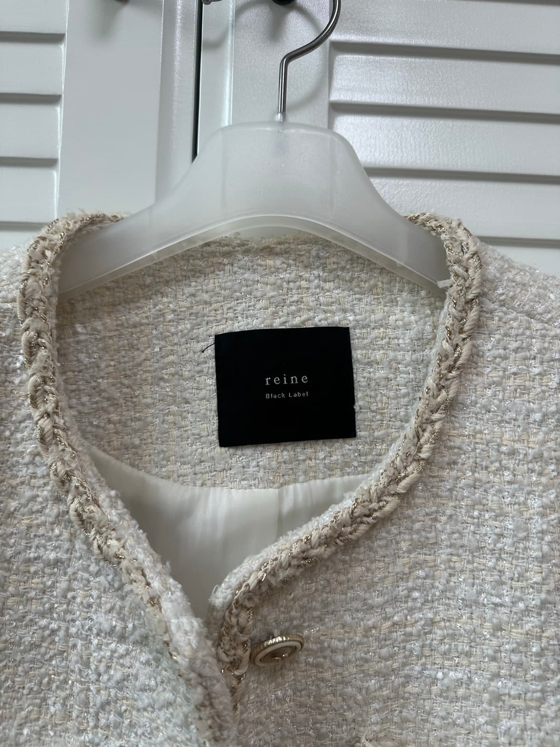 화이트 트위드 자켓 상품이미지3