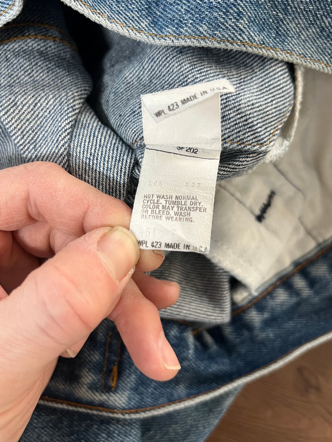 80s USA Levis 리바이스 2세대 데님 트러커 자켓 상품이미지8