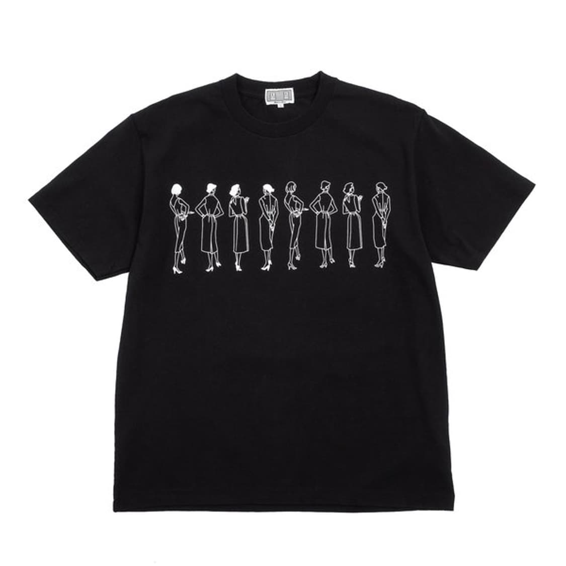 카브엠트 BACK VIEW 티셔츠 블랙 상품이미지1