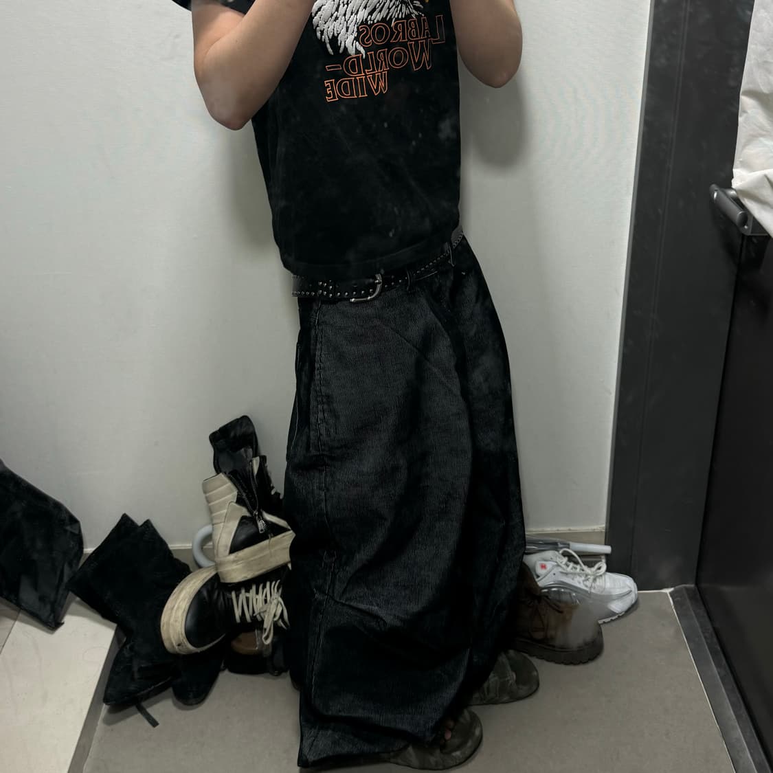 VTG 코듀로이 투 스냅 팬츠 상품이미지1