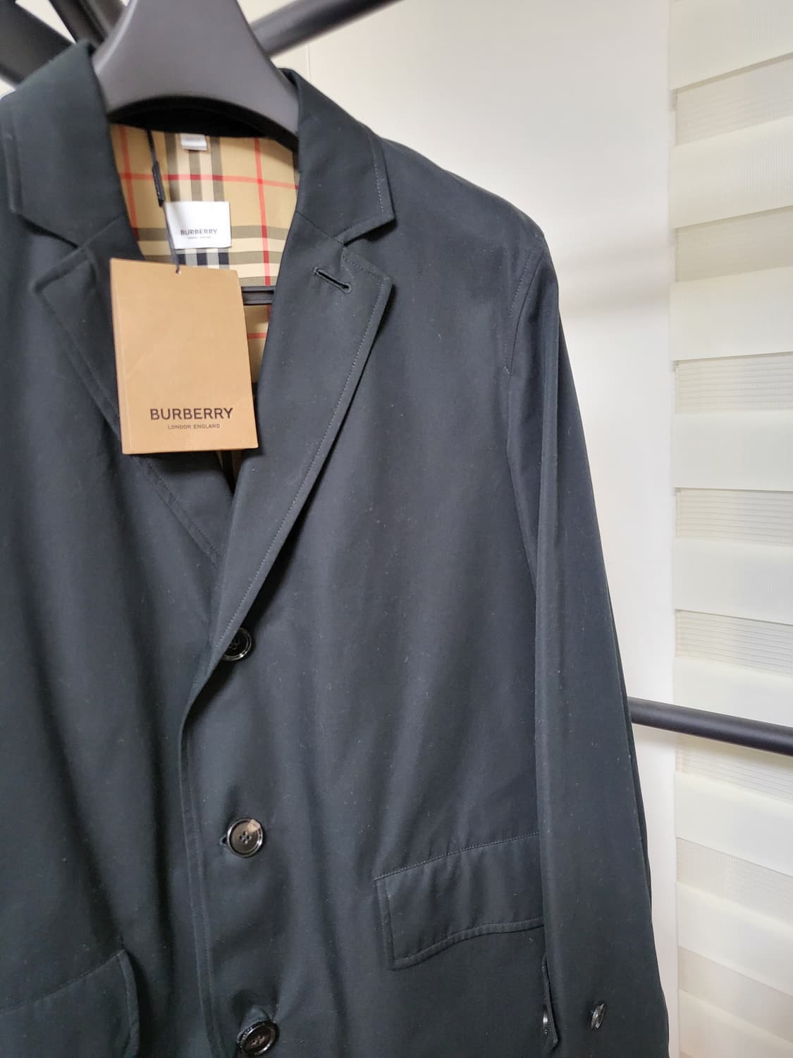버버리 신형 체크 개버딘 카코트 48 상품이미지2
