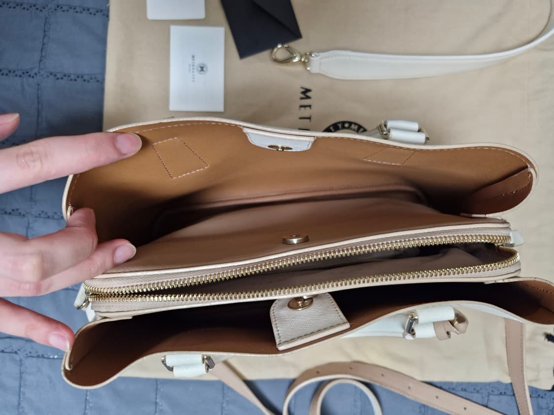 메트로시티 아이보리 토트백 앤 숄더백  상품이미지9