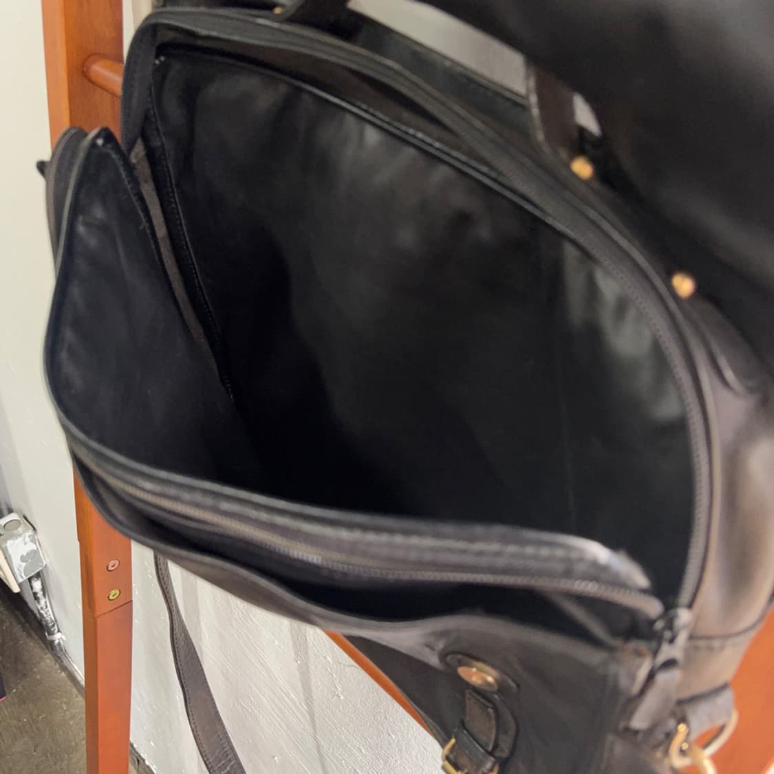 [Vintage] Dark Brown Leather Shoulder Ba 상품이미지7