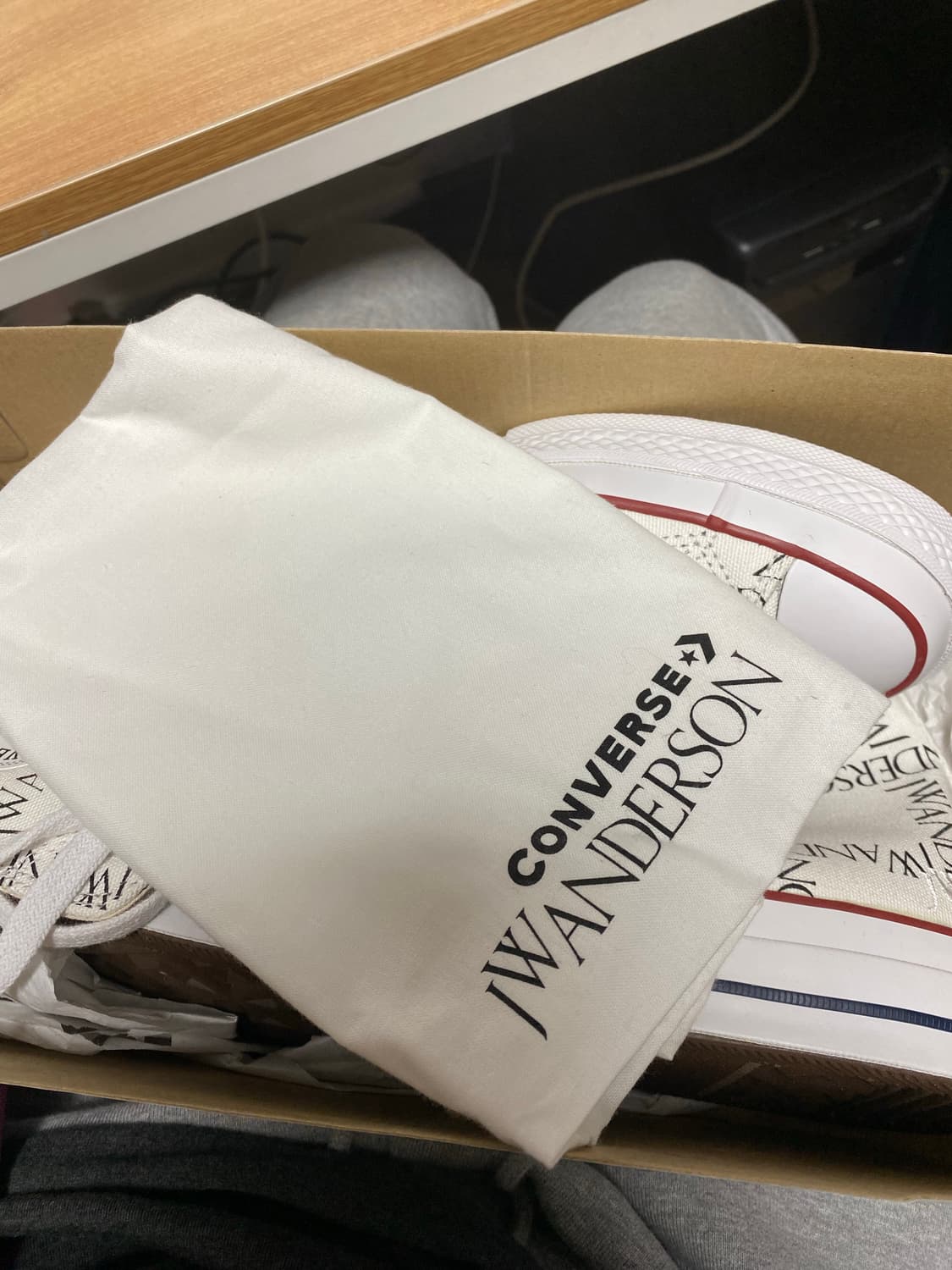 컨버스 jw앤더슨 척70 하이 그리드 화이트 상품이미지3
