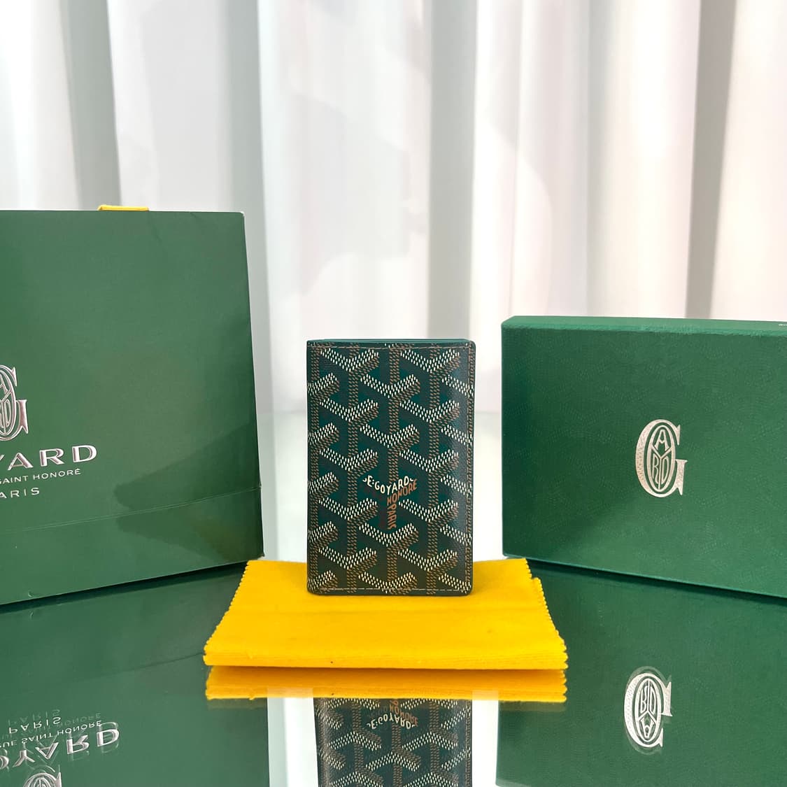 [새상품급/풀구성] 고야드 생피에르 카드지갑 그린 상품이미지1