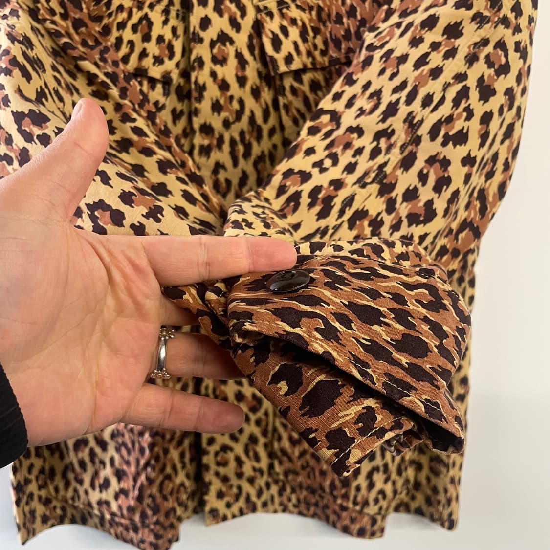 와코마리아 레오파드 퍼티그자켓 상품이미지6