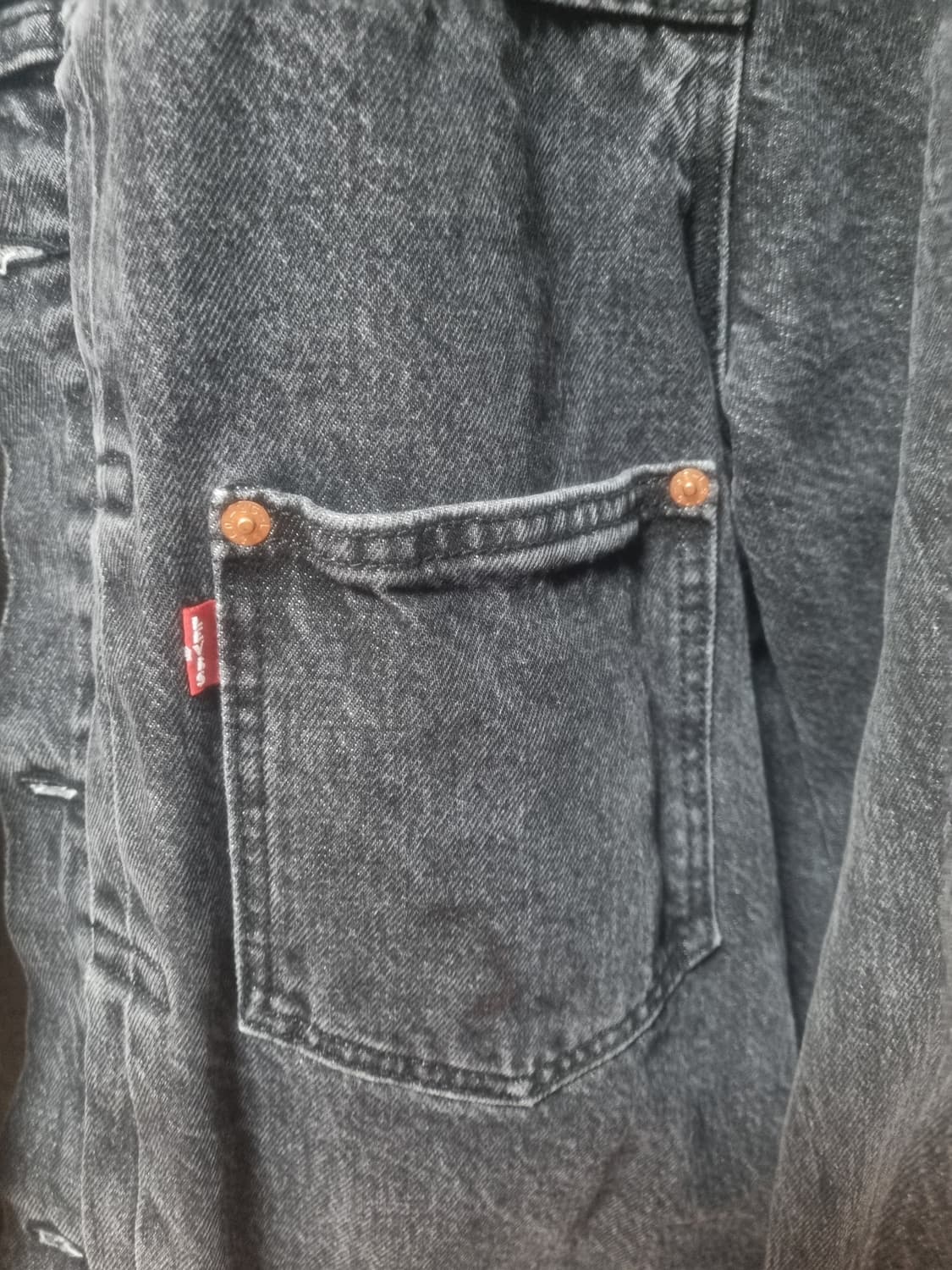 리바이스 데님자켓 다크그레이 L 상품이미지4