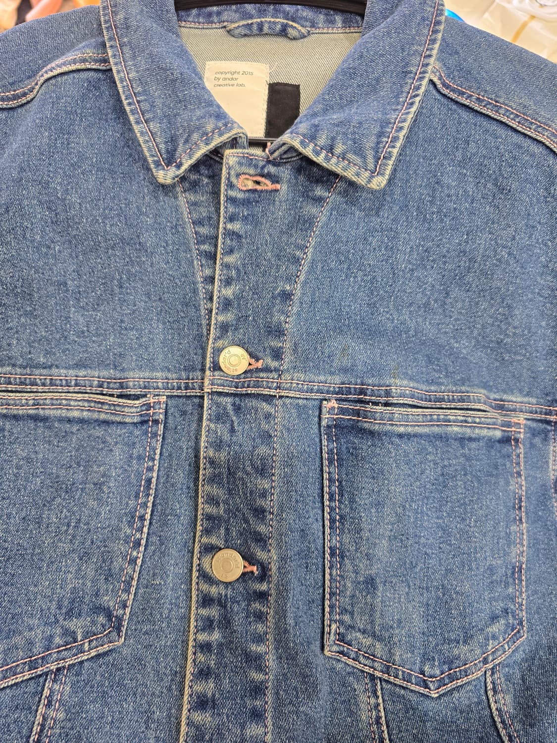 Andar 데님 청자켓 사이즈 4 상품이미지7