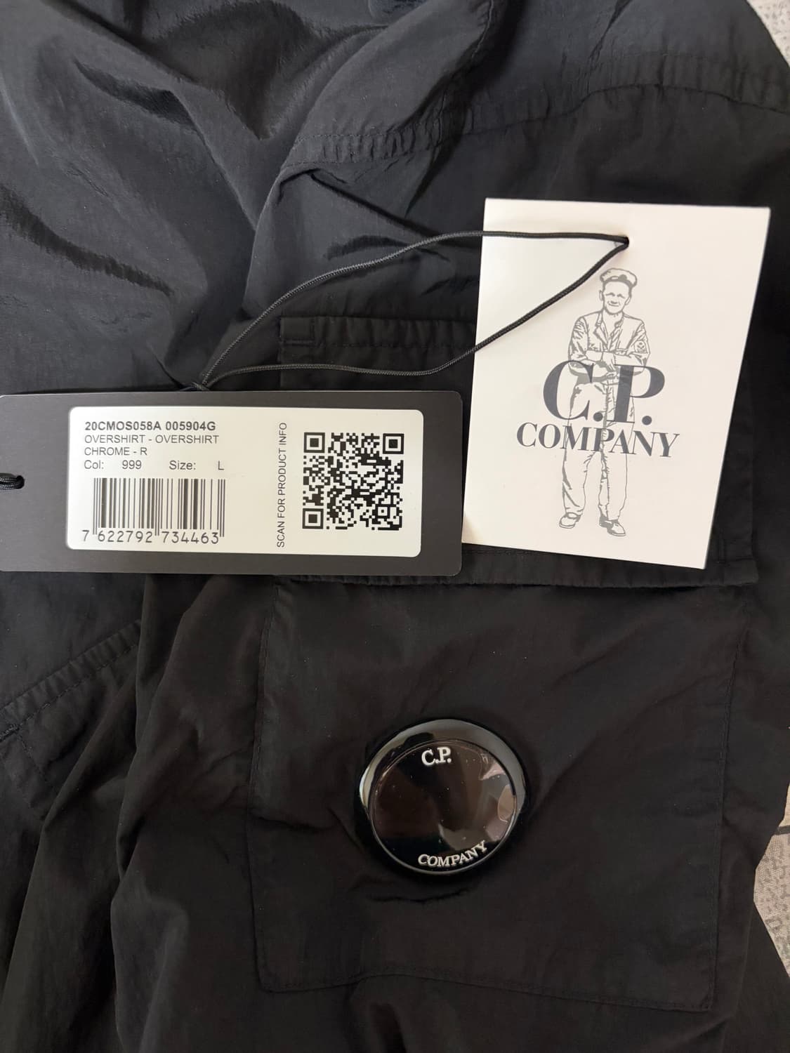 CP 컴퍼니 크롬 후드 바람막이 L 상품이미지4