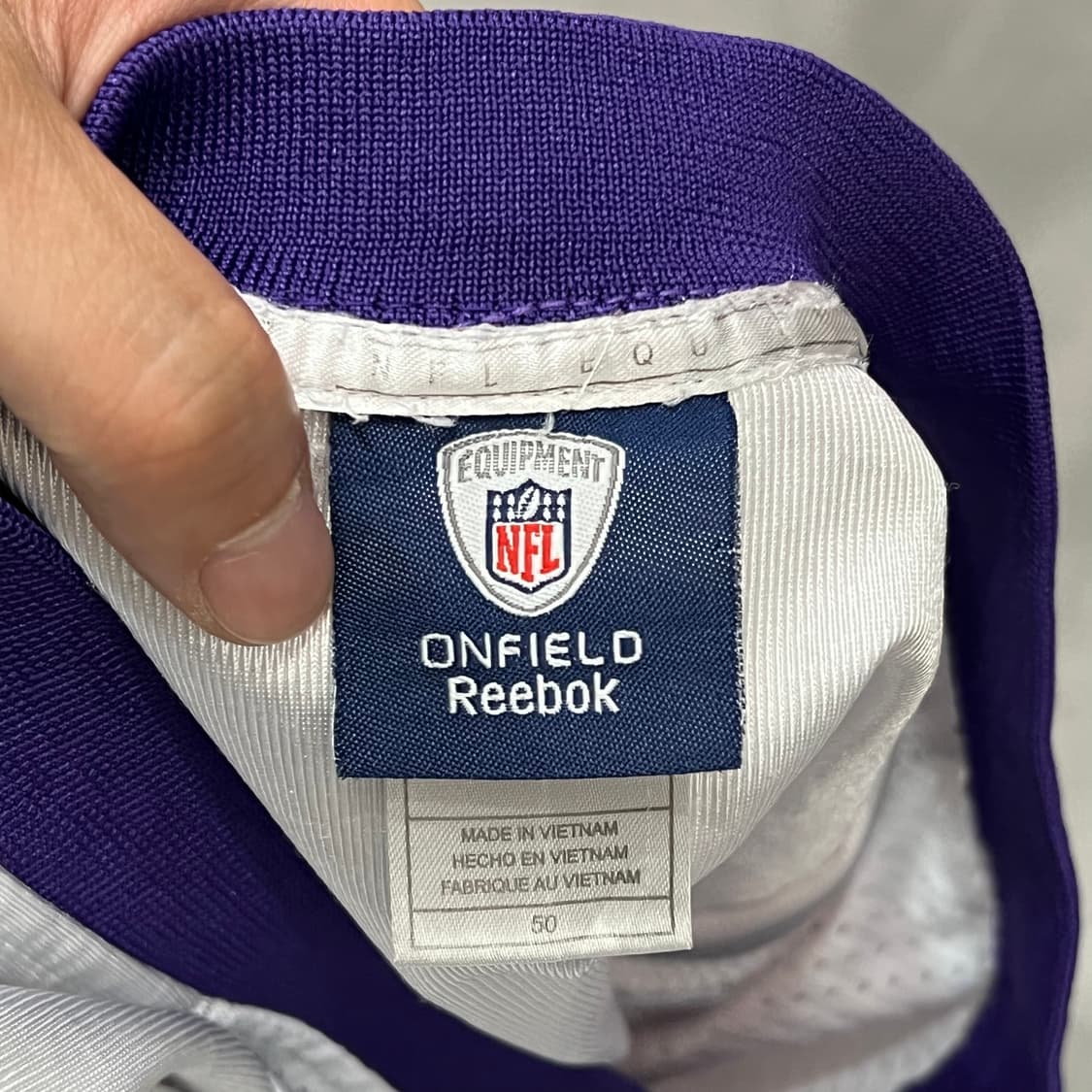 리복 NFL 바이커스 풋볼져지 y18179  상품이미지7