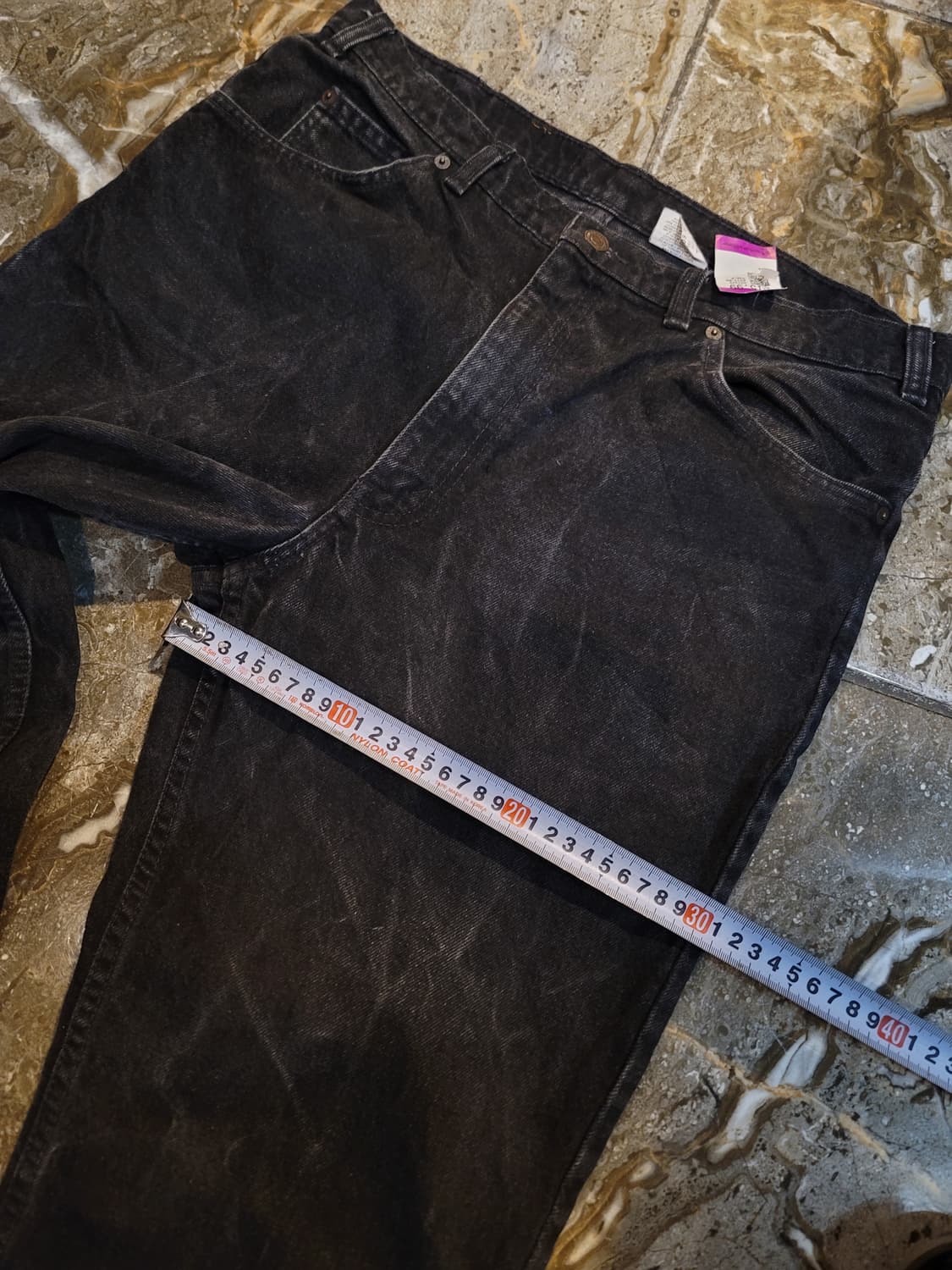 리바이스 흑청 오렌지탭 데님팬츠  상품이미지6