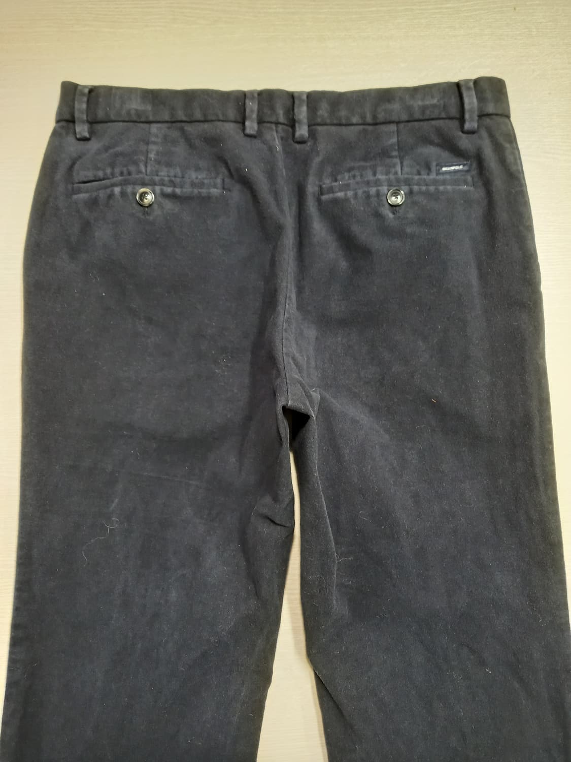 32 BEANPOLE 가을겨울용 스판 슬림일자 치노 네이비 32-350 상품이미지4