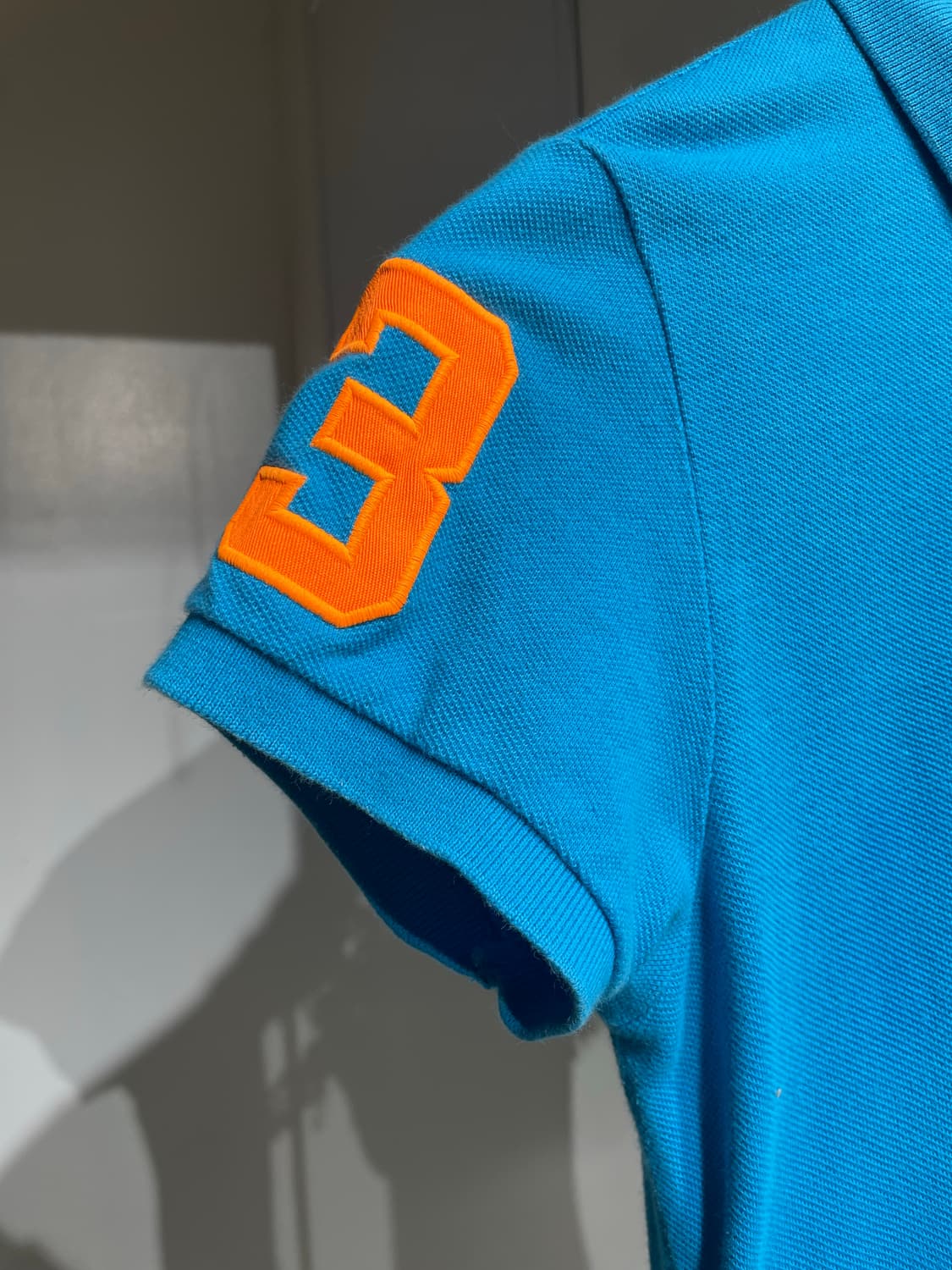 폴로 랄프로렌 빅포니 블루 오렌지 피케이셔츠 상품이미지3